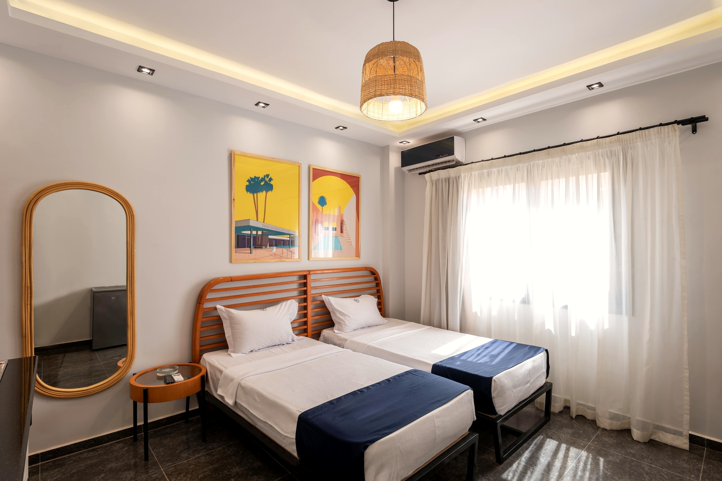 Travelholic Compact Twin Studio near AUC | AUC 201 — Bedroom 1 in Travelholic AUC Residence. Unit 201., Egypt — photo 3