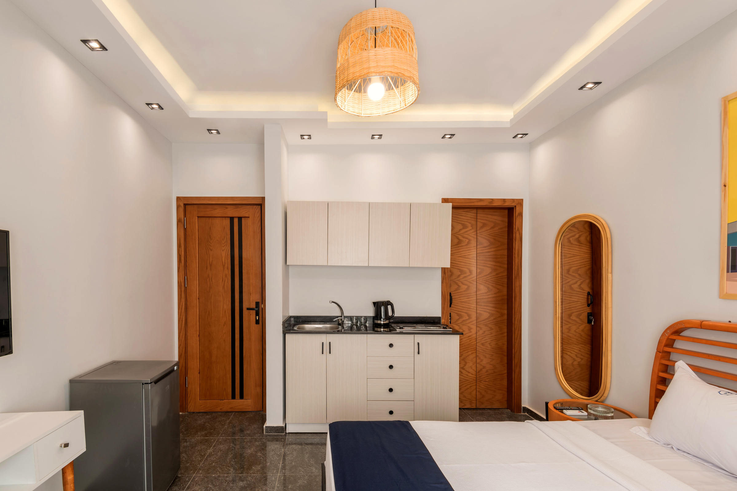 Travelholic Compact Twin Studio near AUC | AUC 201 — Full Kitchen in Travelholic AUC Residence. Unit 201., Egypt — photo 3