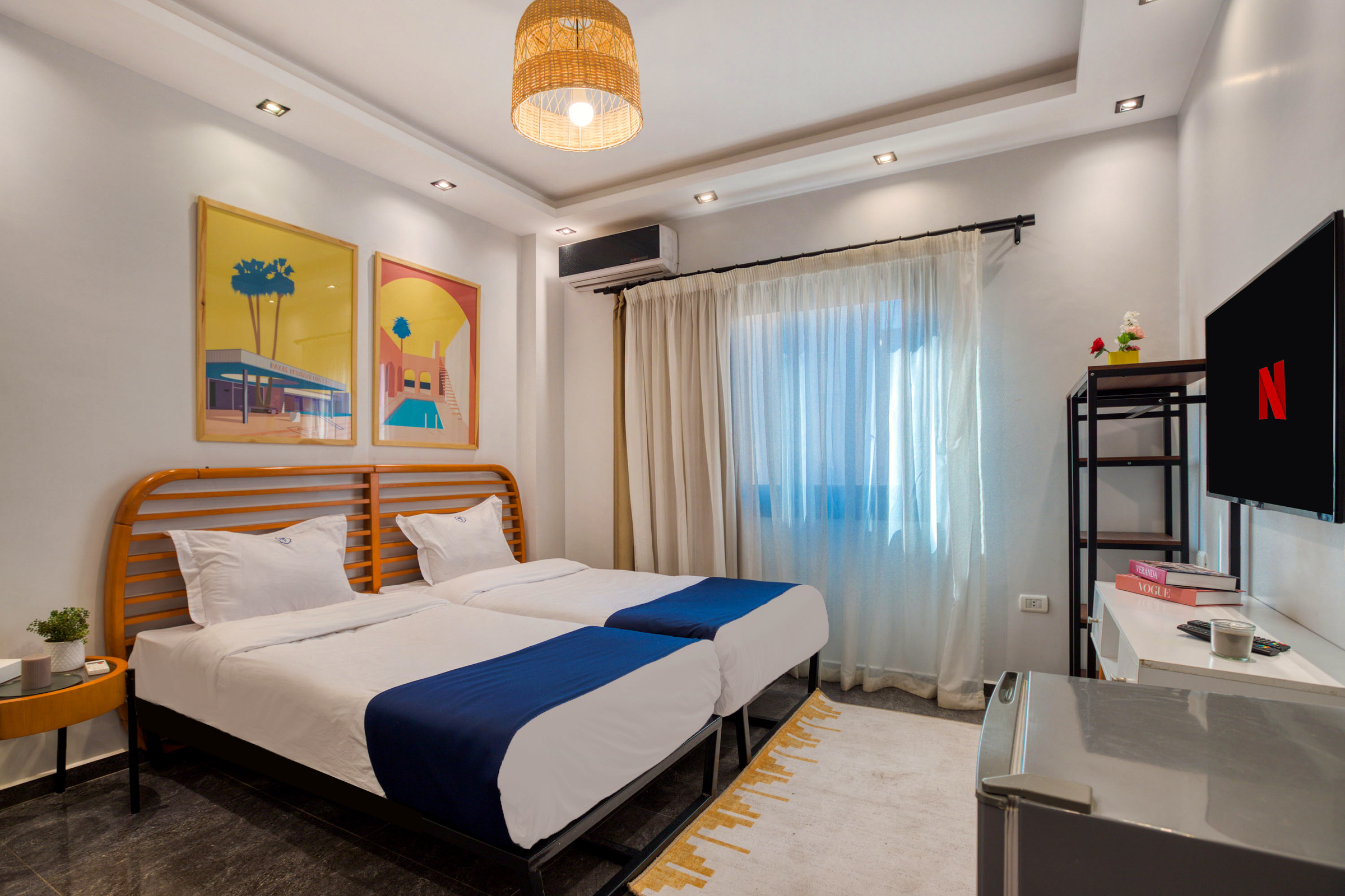 Travelholic Compact Twin Studio near AUC | AUC 301 — Living Room in Travelholic AUC Residence. Unit 301., Egypt — photo 2