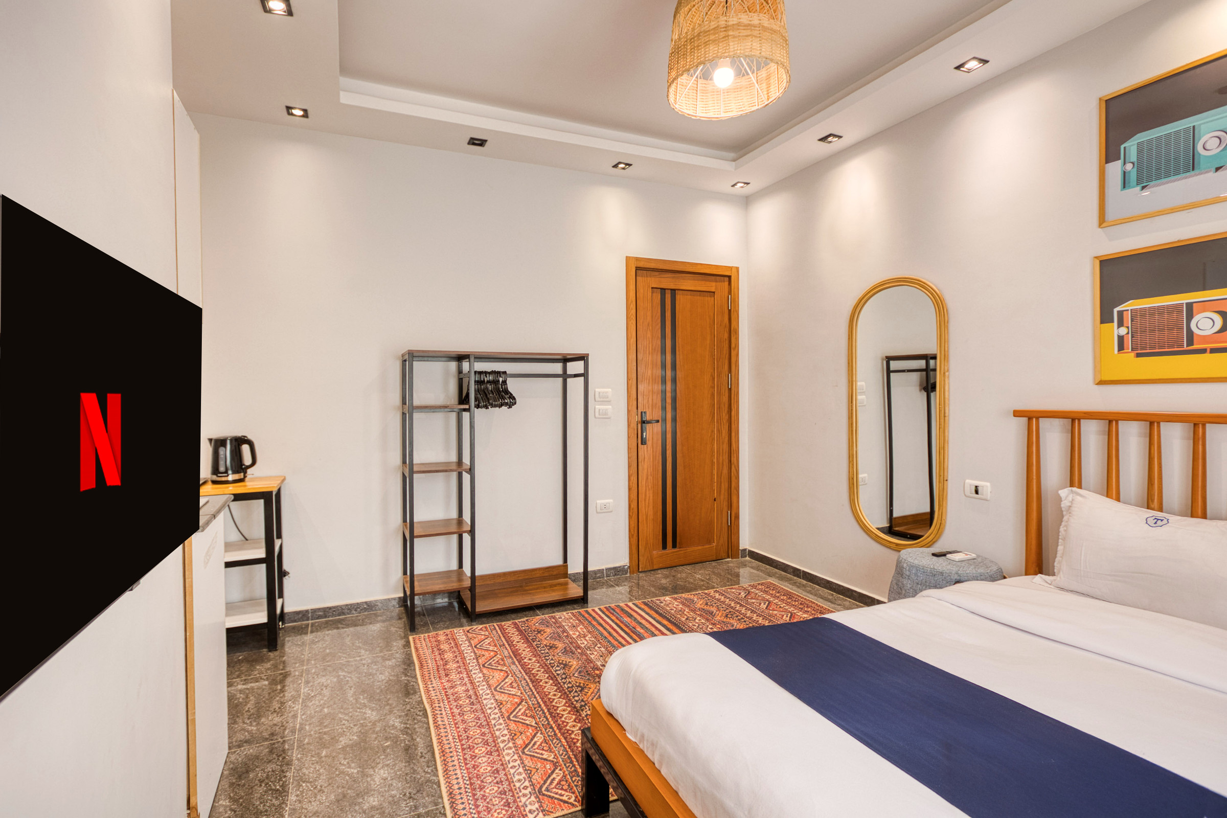 Travelholic Compact Queen Studio near AUC | AUC 202 — Bedroom 1 in Travelholic AUC Residence. Unit 202., Egypt — photo 2