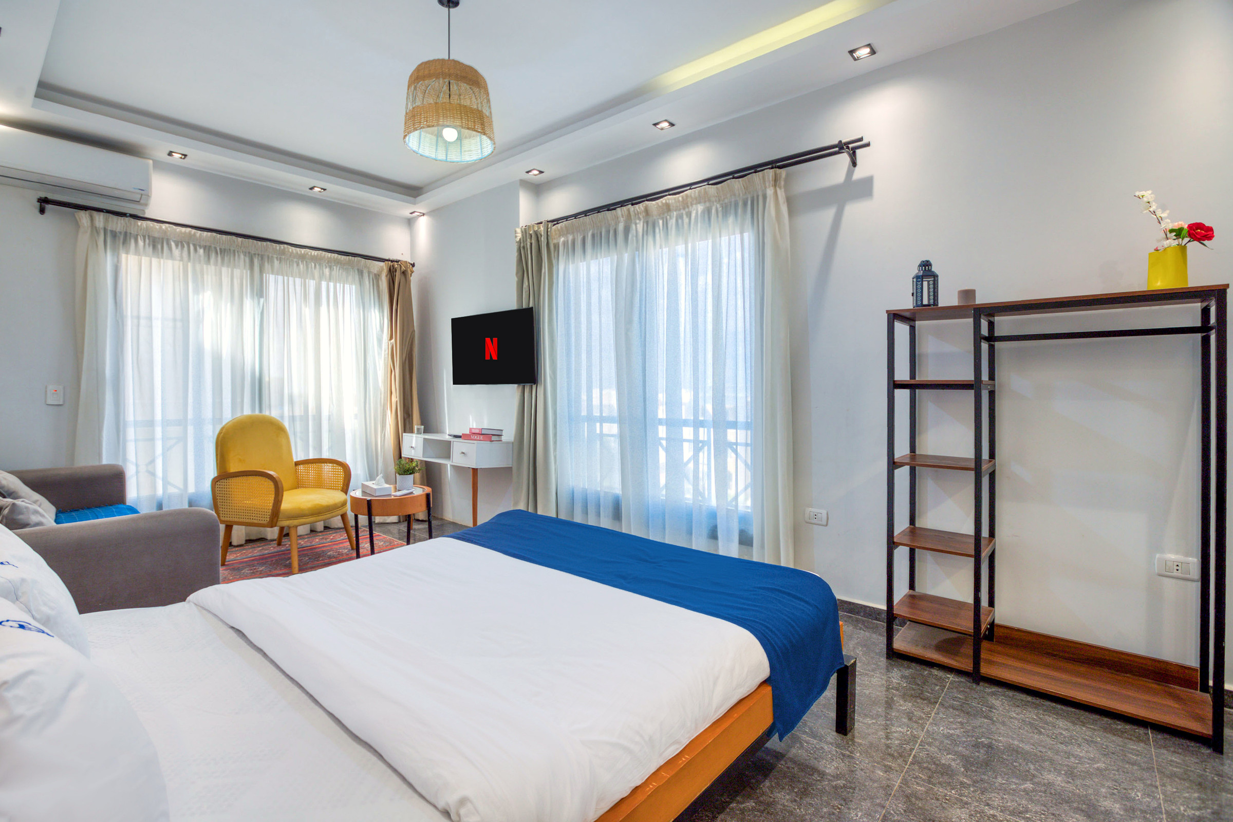 Travelholic Boho Heaven Studio near AUC | AUC 203 — Living Room in Travelholic AUC Residence. Unit 203., Egypt — photo 2