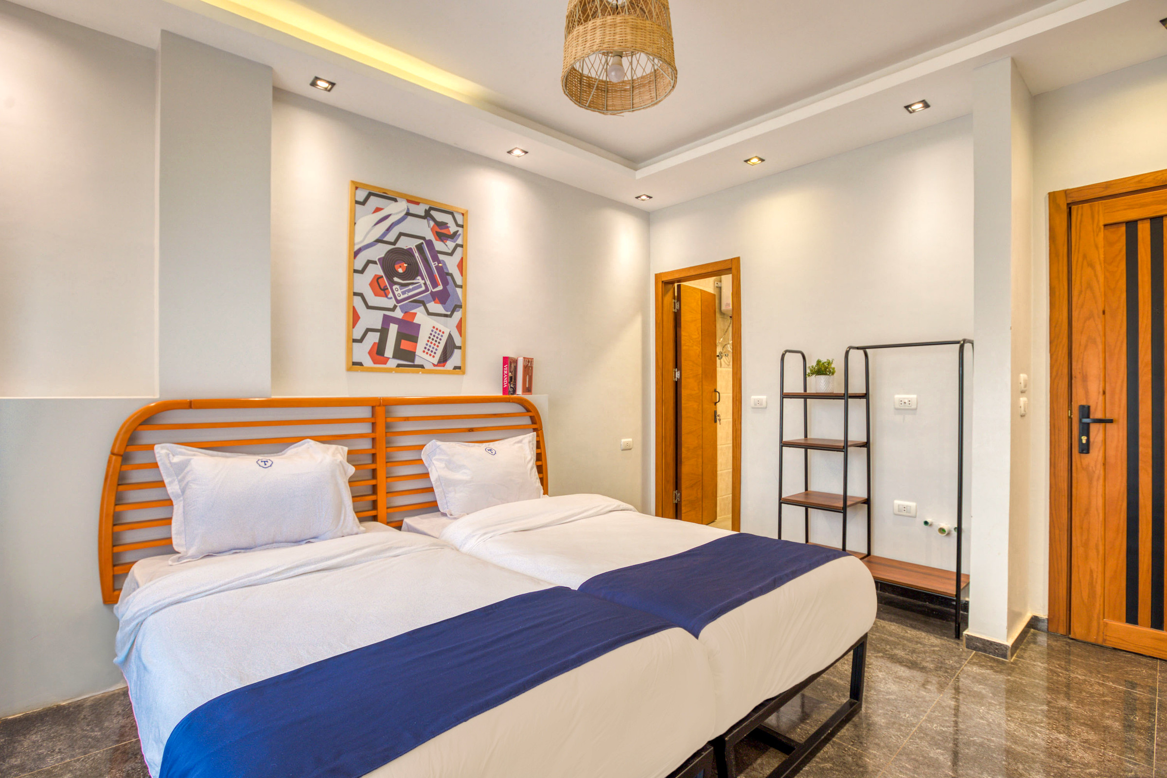 Travelholic Sunlit 2BR Apartment near AUC | AUC 204 — Bedroom 2 in Travelholic AUC Residence. Unit 204., Egypt — photo 2