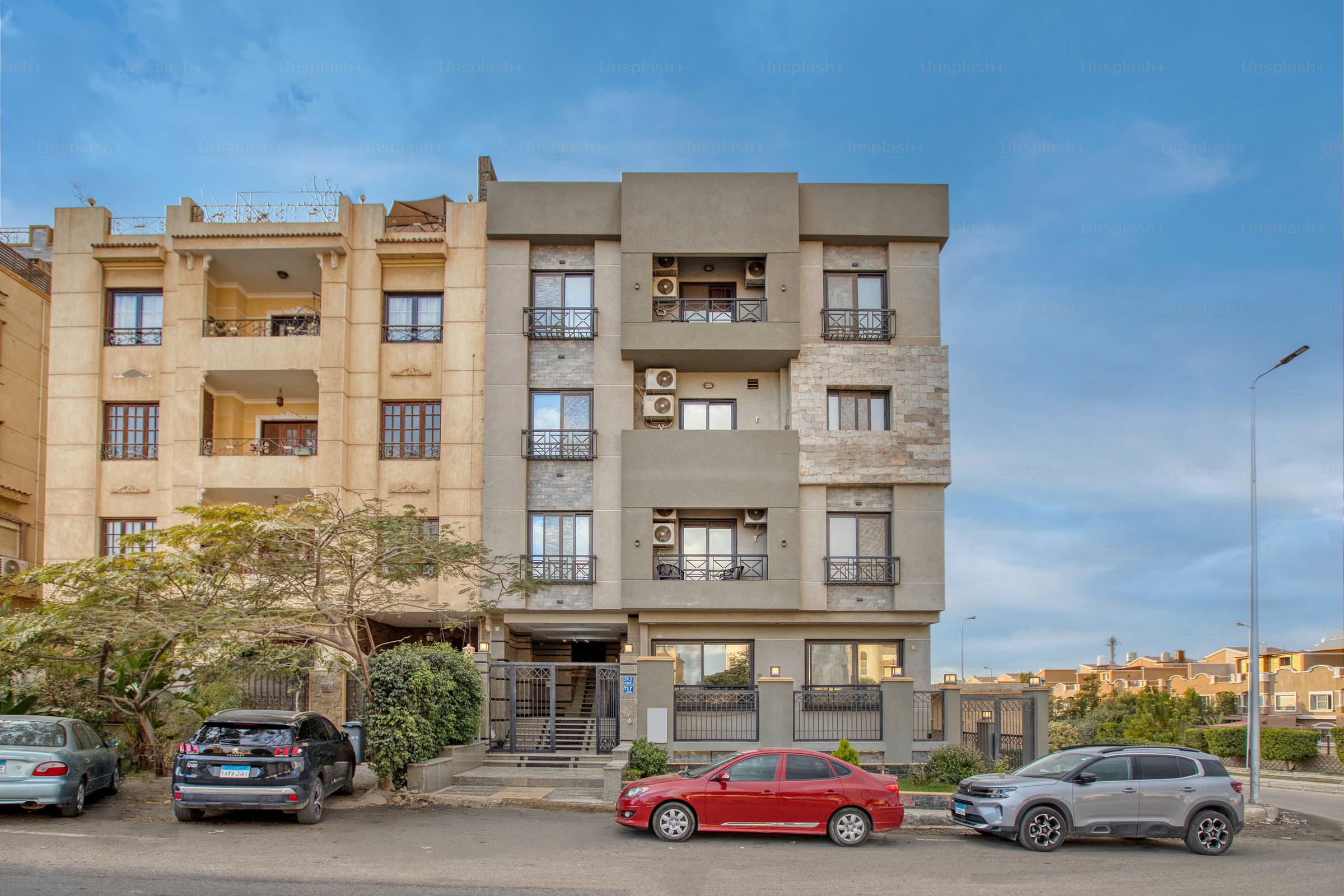 Travelholic Sunlit 2BR Apartment near AUC | AUC 404 — Exterior in Travelholic AUC Residence. Unit 404., Egypt