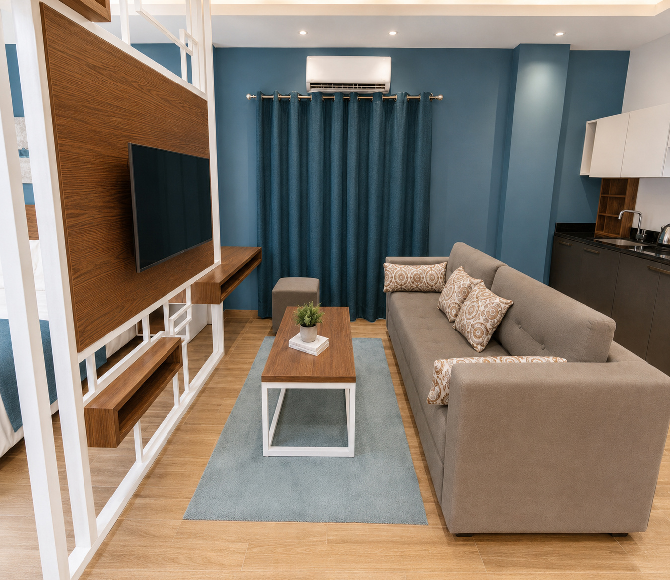 Travelholic Standard 1BR Apartment near CFC | South Academy 303 — Full Kitchen in Travelholic New Cairo Residence. Unit 303., Egypt — photo 2
