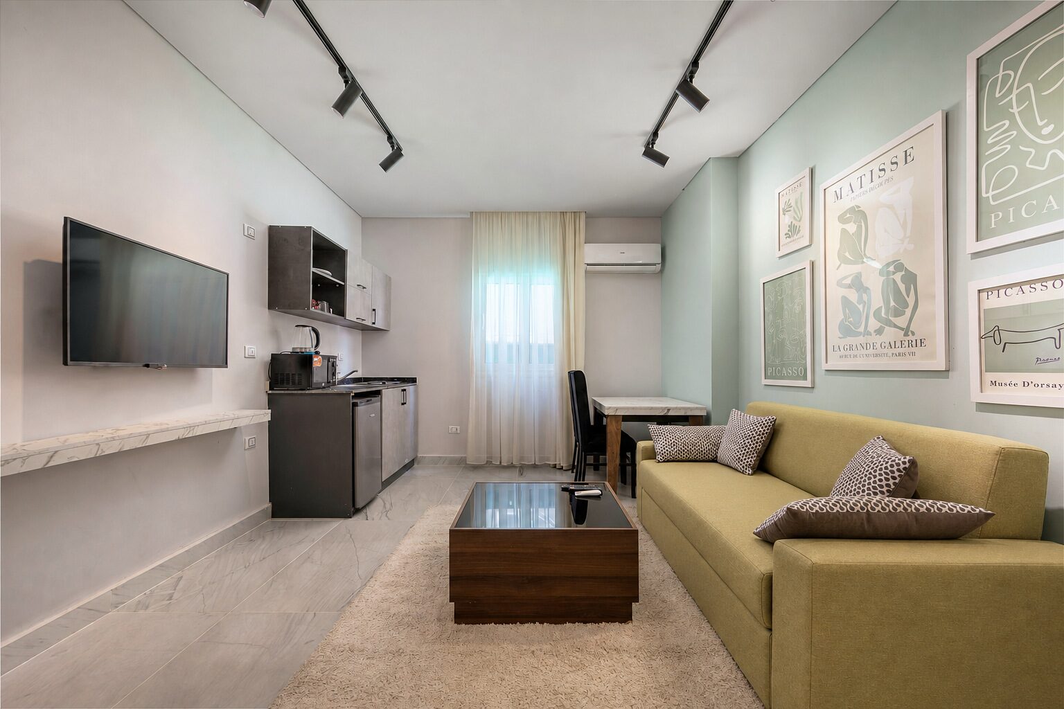 Travelholic Mint Garden Studio | 90 Residence 101 — Full Kitchen in Travelholic 90st Residence. Unit 101., Egypt — photo 2