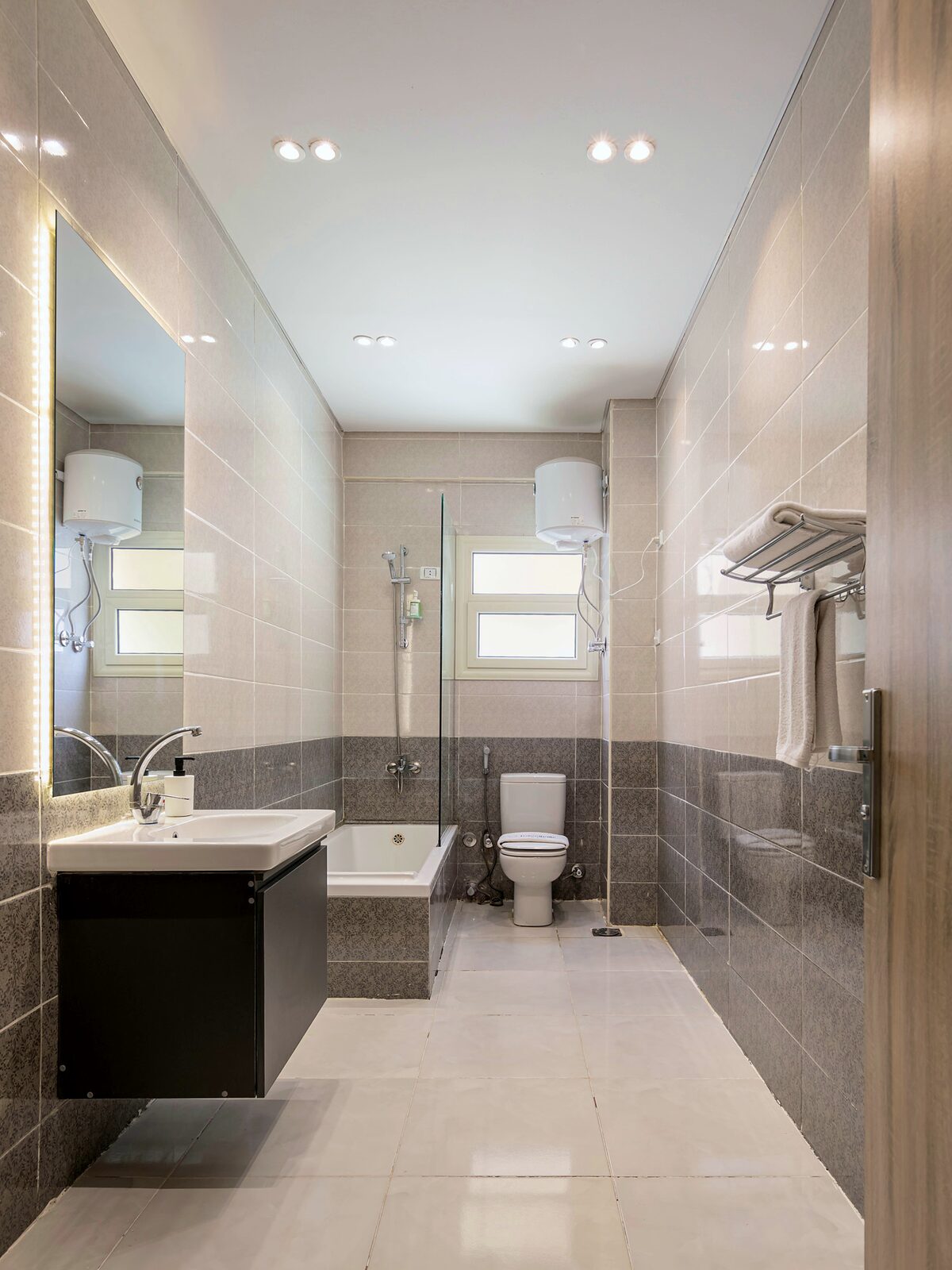 Travelholic Mint Garden Studio | 90 Residence 104 — Full bathroom 1 in Travelholic 90st Residence. Unit 104., Egypt