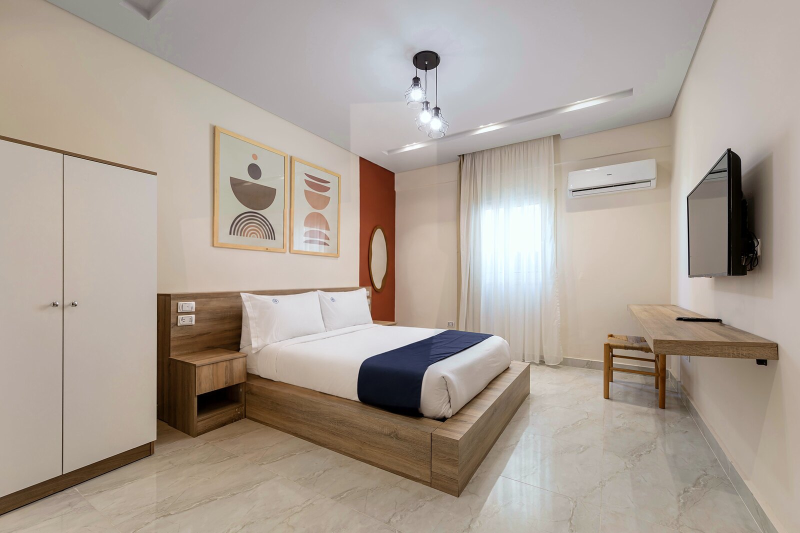 Travelholic Boho Garden 2BR Apartment | 90 Residence 102 — Bedroom 1 in Travelholic 90st Residence. Unit 102., Egypt — photo 2