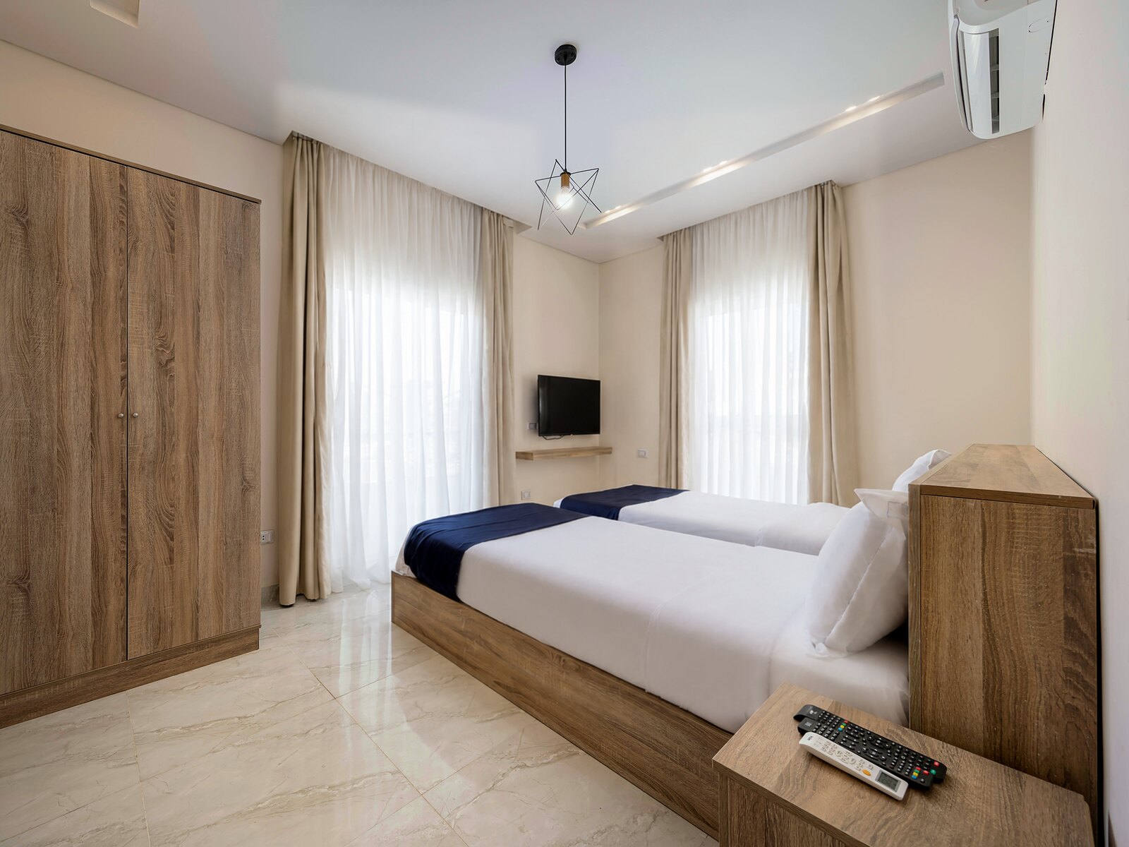 Travelholic Boho Garden 2BR Apartment | 90 Residence 102 — Bedroom 2 in Travelholic 90st Residence. Unit 102., Egypt — photo 2