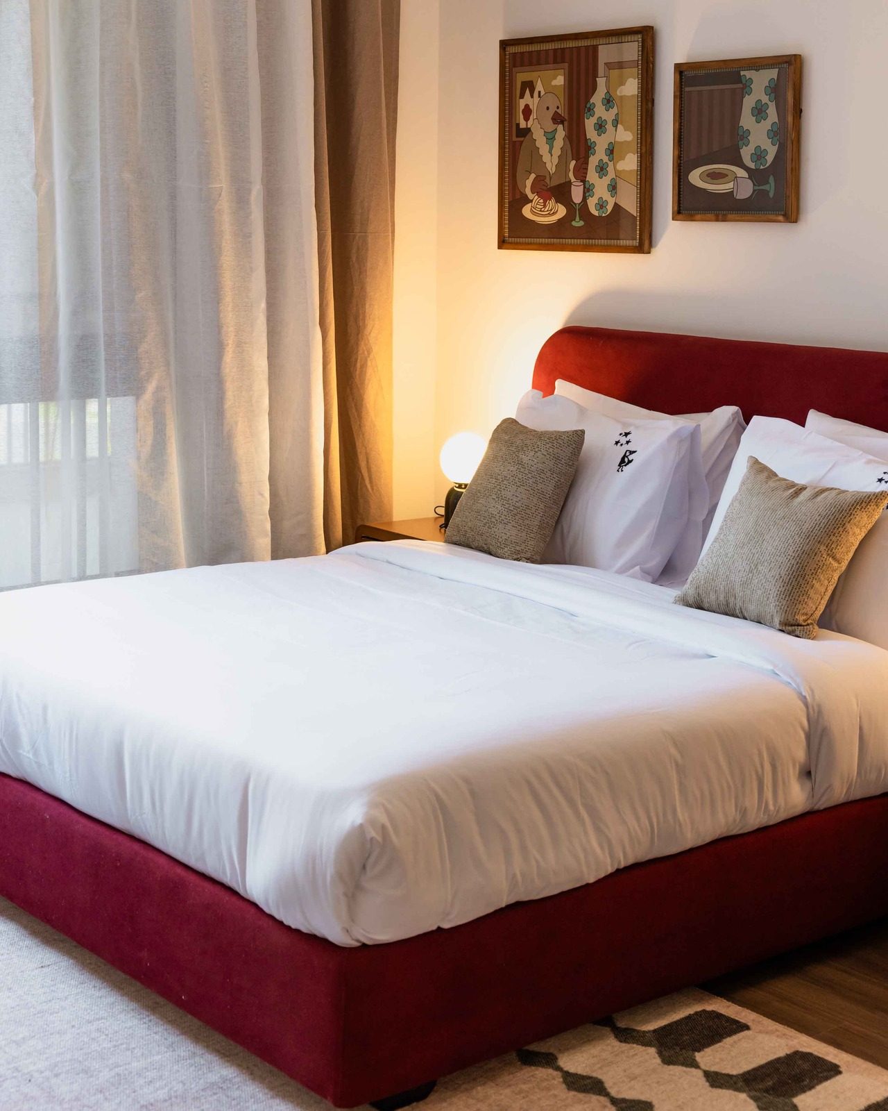 Warm 2BR Apartment – City View – CFC — Bedroom 1 in Aura, Cairo Festival City, Egypt