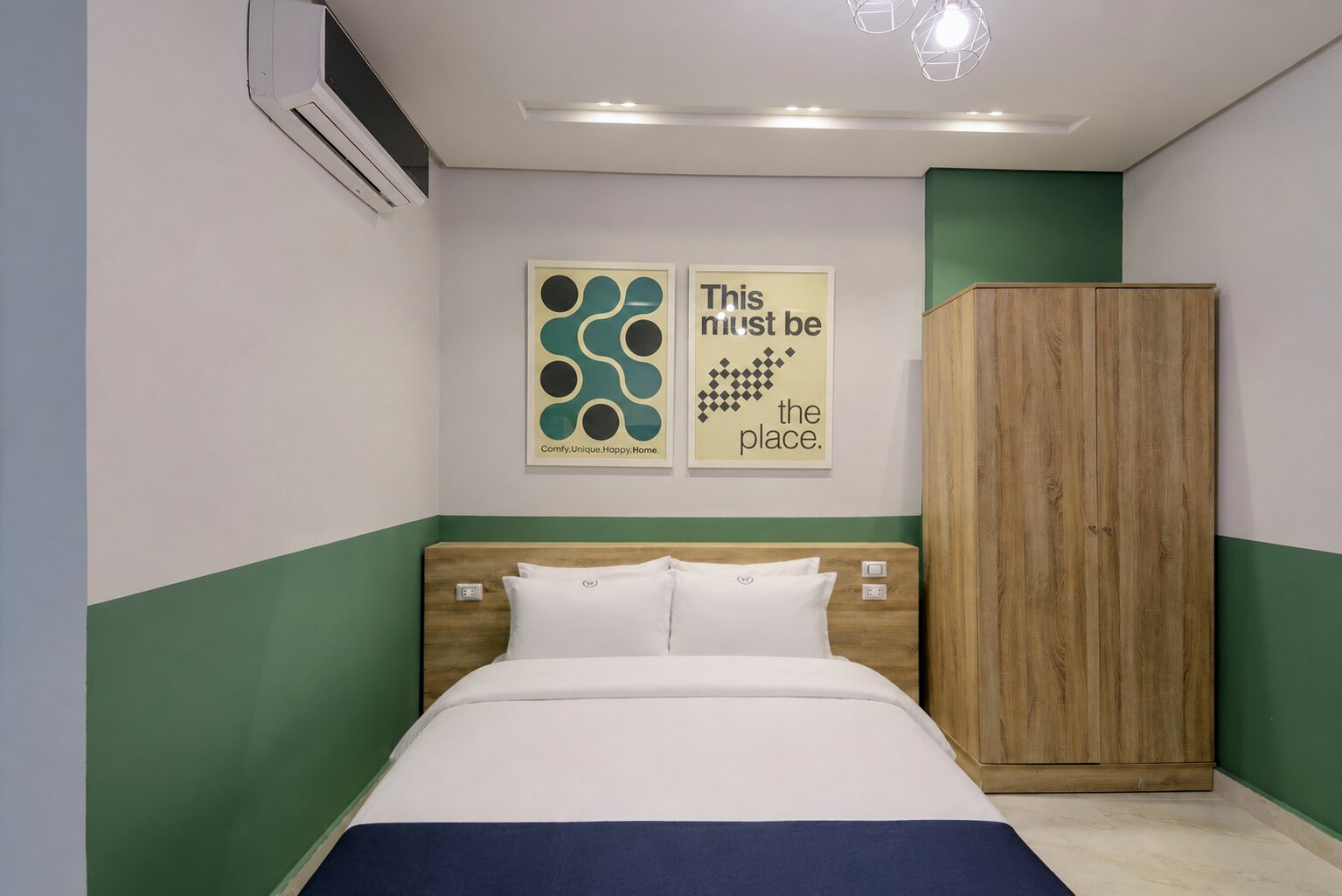 Travelholic Greenish 1BR Apartment | 90 Residence 404 — Bedroom 1 in Travelholic 90st Residence. Unit 404., Egypt — photo 3