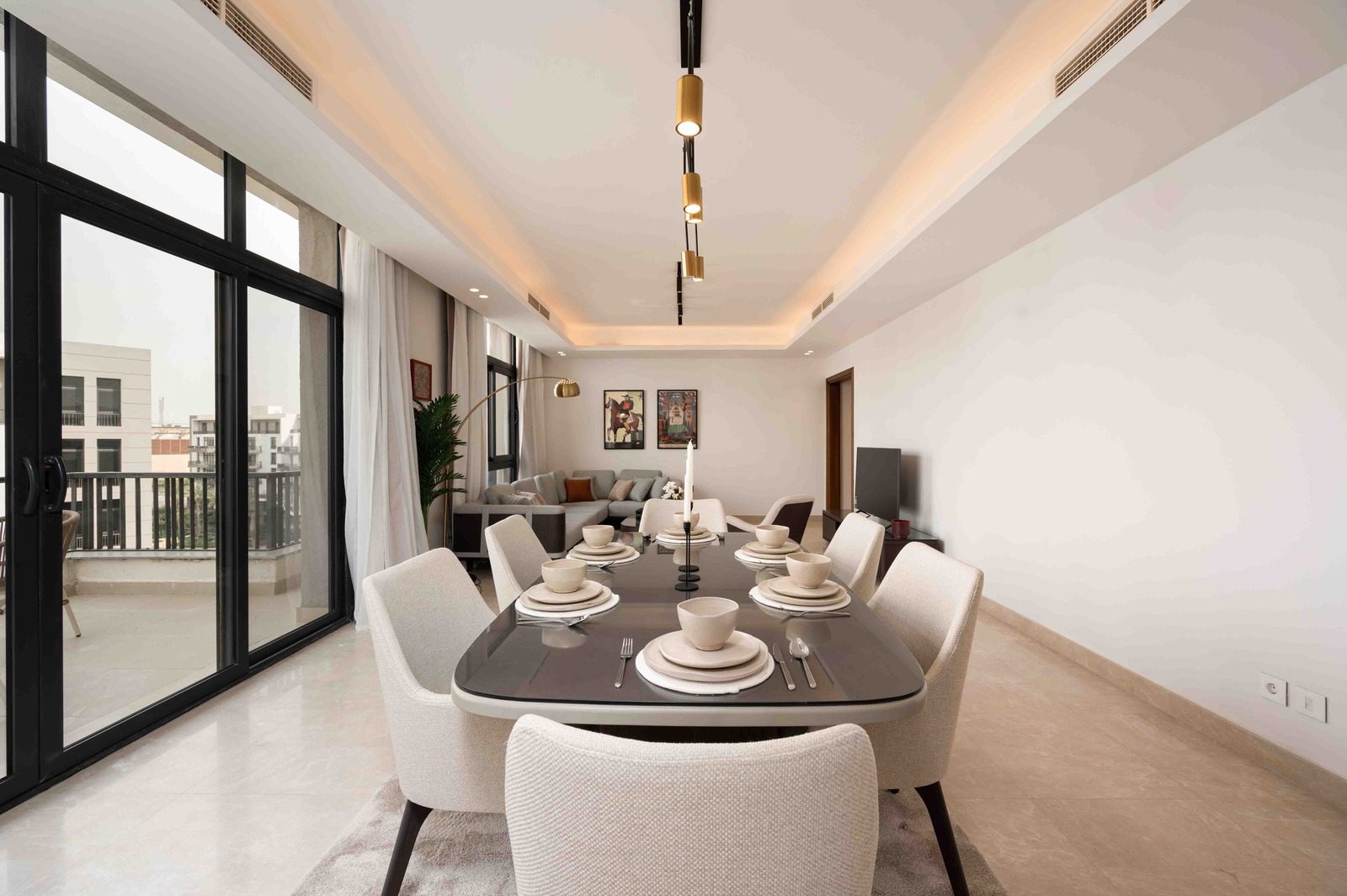 Airy 1BR Apartment – City View – CFC — Dining Area in Aura, Cairo Festival City, Egypt — photo 2