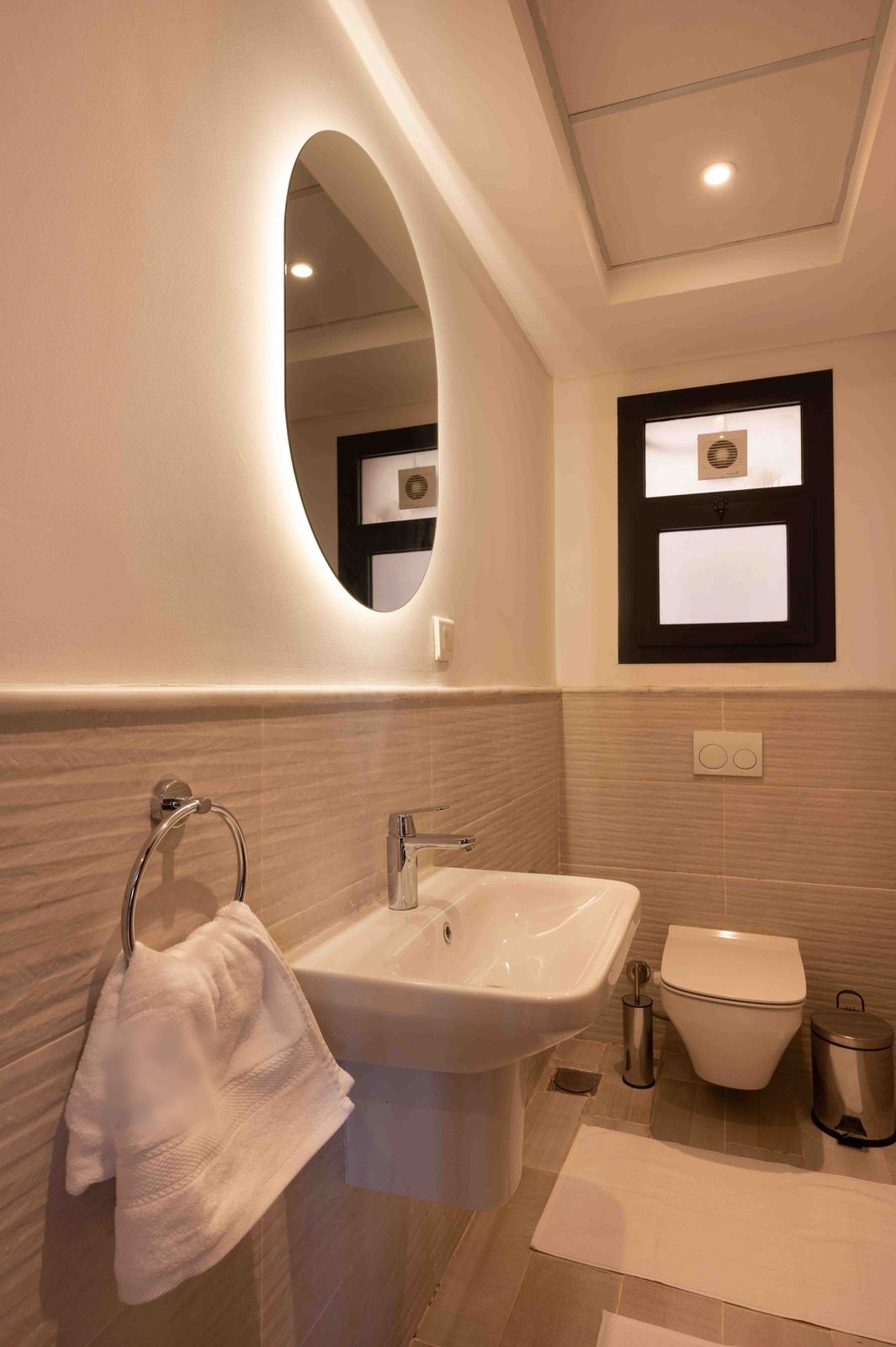 Classic 2BR Apartment – Garden View – CFC — Full bathroom 1 in Aura, Cairo Festival City, Egypt