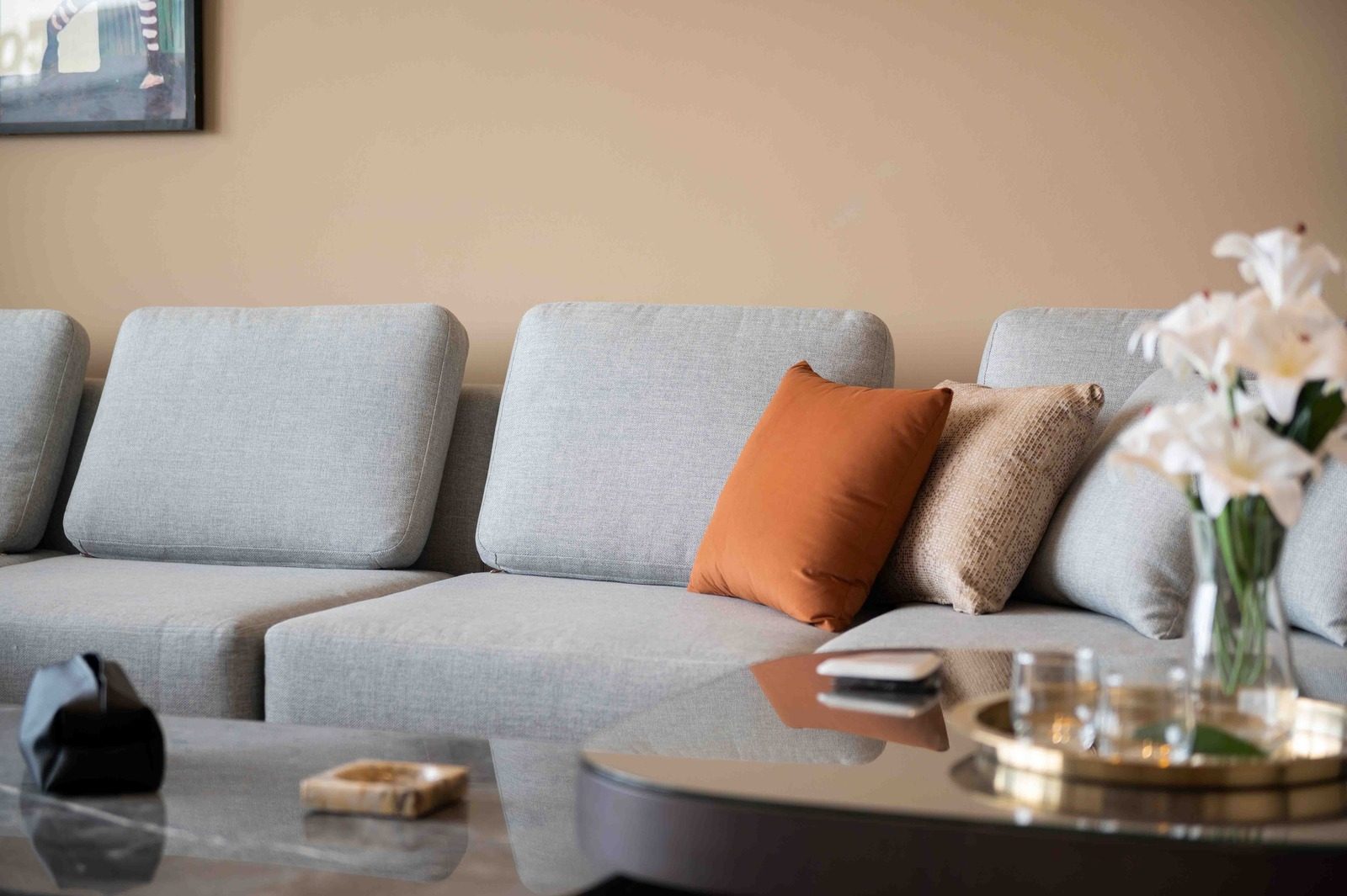 Peaceful 2BR Apartment – City View – CFC — Living Room in Aura, Cairo Festival City, Egypt — photo 3