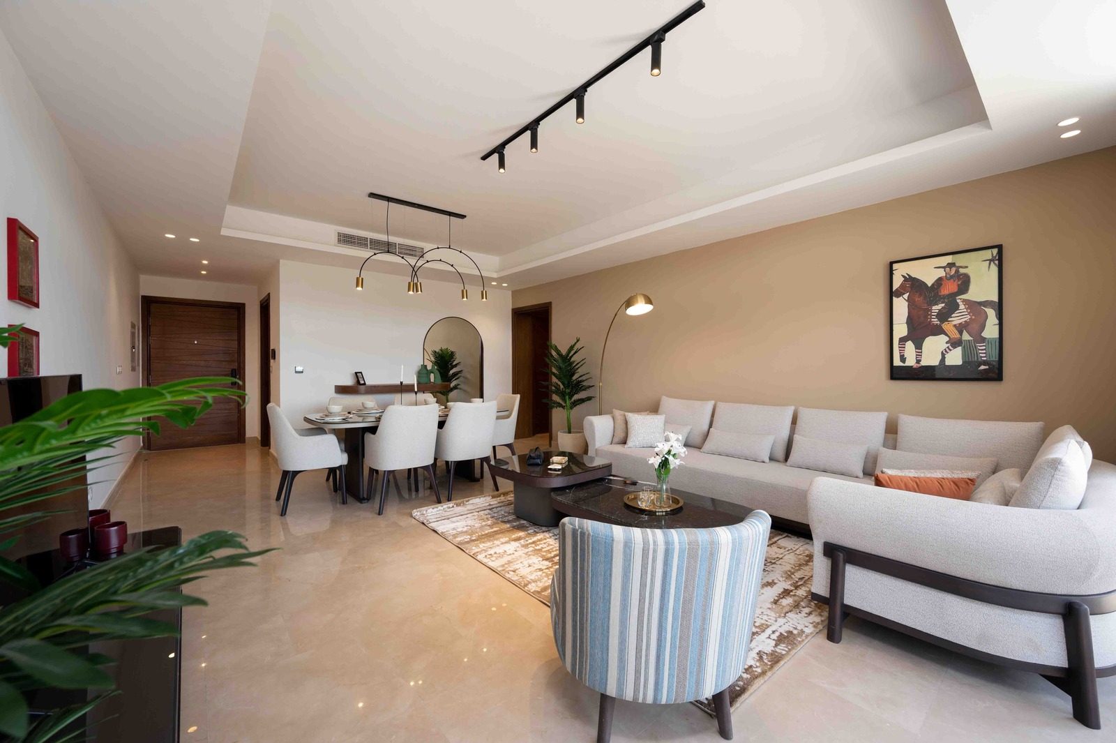 Premium 2BR Apartment – Garden View – CFC — Living Room in Aura, Cairo Festival City, Egypt — photo 2