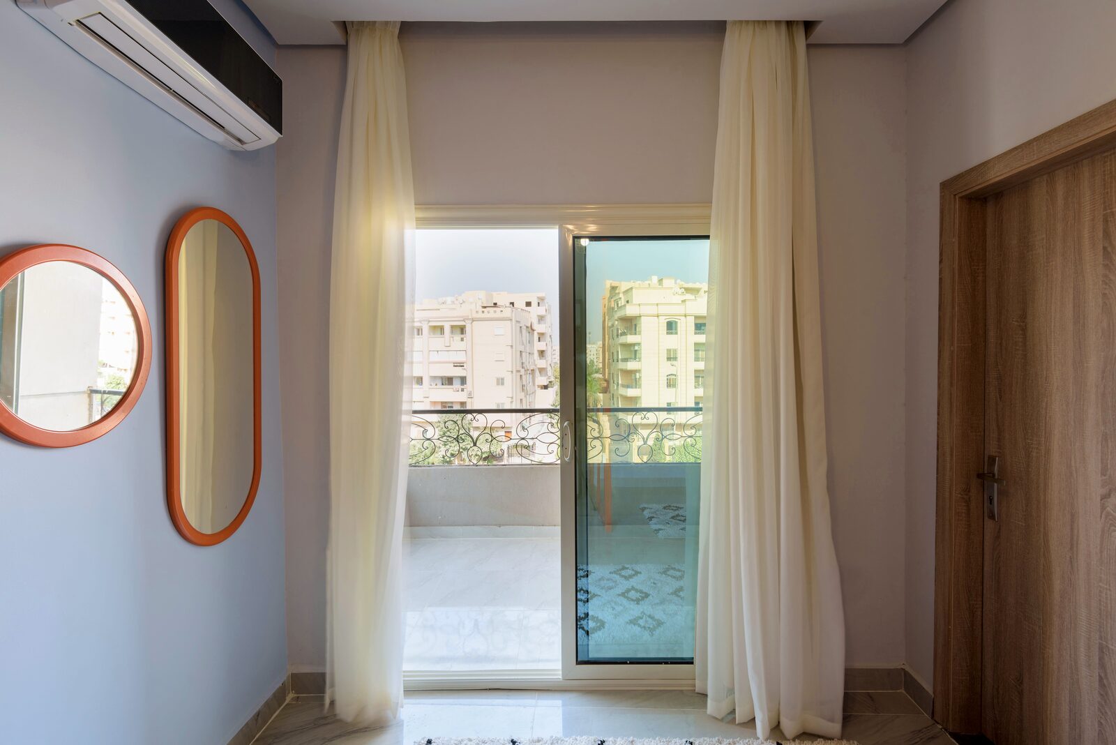 Travelholic Colorful Studio with Balcony | 90 Residence 305 — Balcony in Travelholic 90st Residence. Unit 305., Egypt