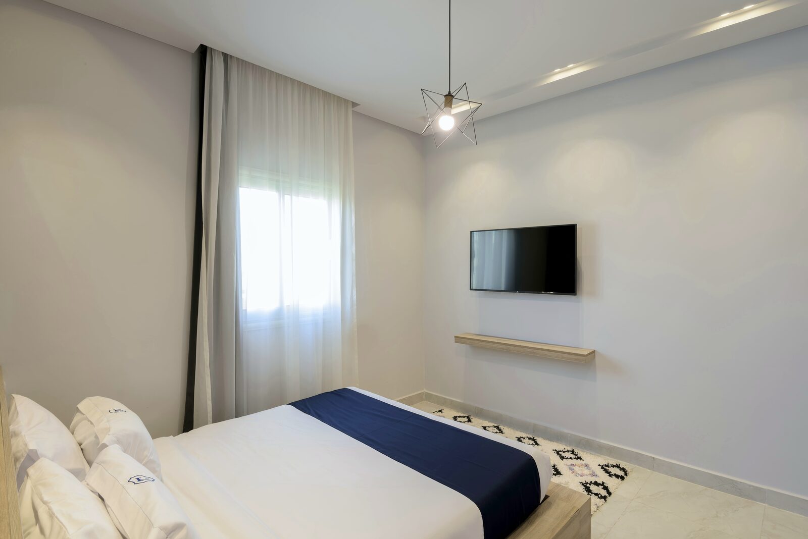 Travelholic Colorful Studio with Balcony | 90 Residence 405 — Bedroom 1 in Travelholic 90st Residence. Unit 405., Egypt