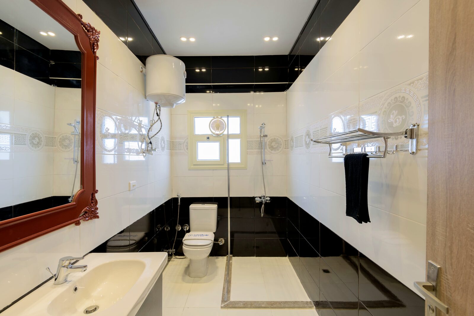 Travelholic Colorful Studio with Balcony | 90 Residence 405 — Full bathroom 1 in Travelholic 90st Residence. Unit 405., Egypt