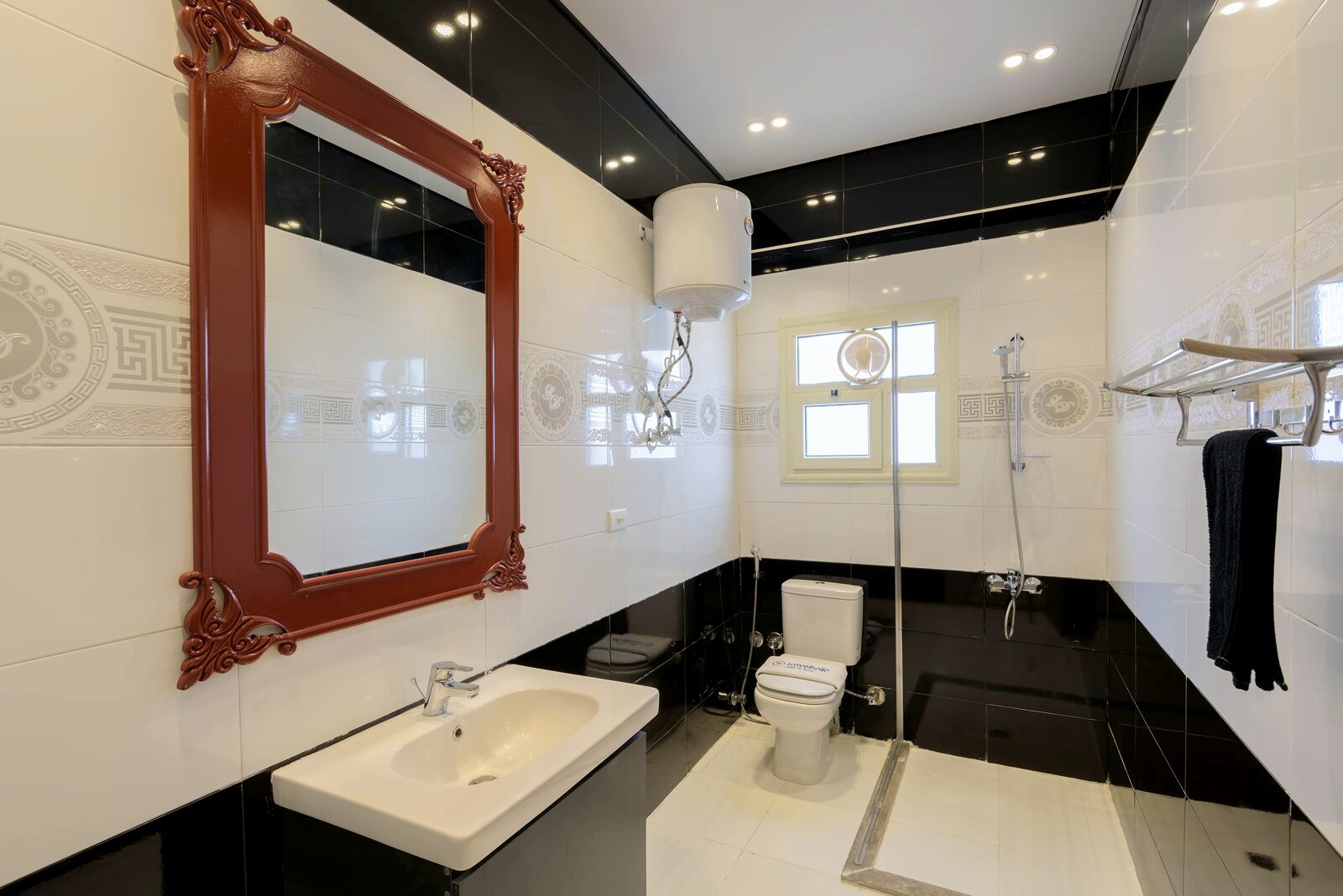 Travelholic Colorful Studio with Balcony | 90 Residence 405 — Full bathroom 1 in Travelholic 90st Residence. Unit 405., Egypt — photo 2