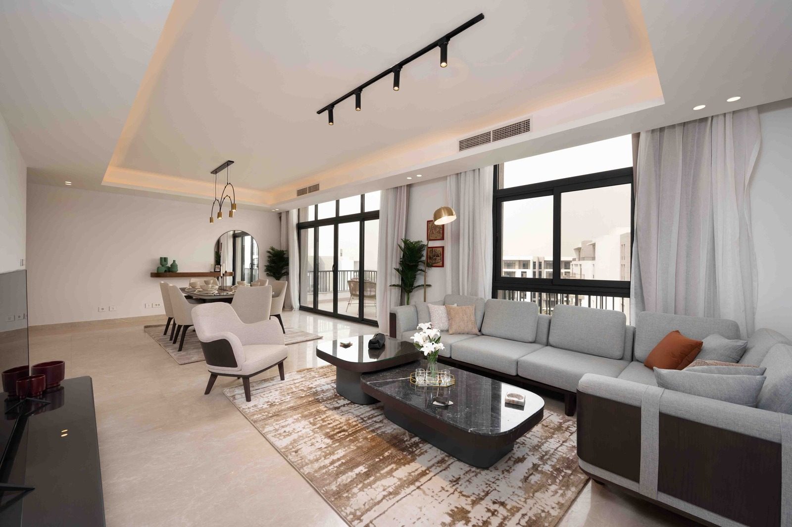 Tranquil 1BR Apartment – City View – CFC — Living Room in Aura, Cairo Festival City, Egypt — photo 2