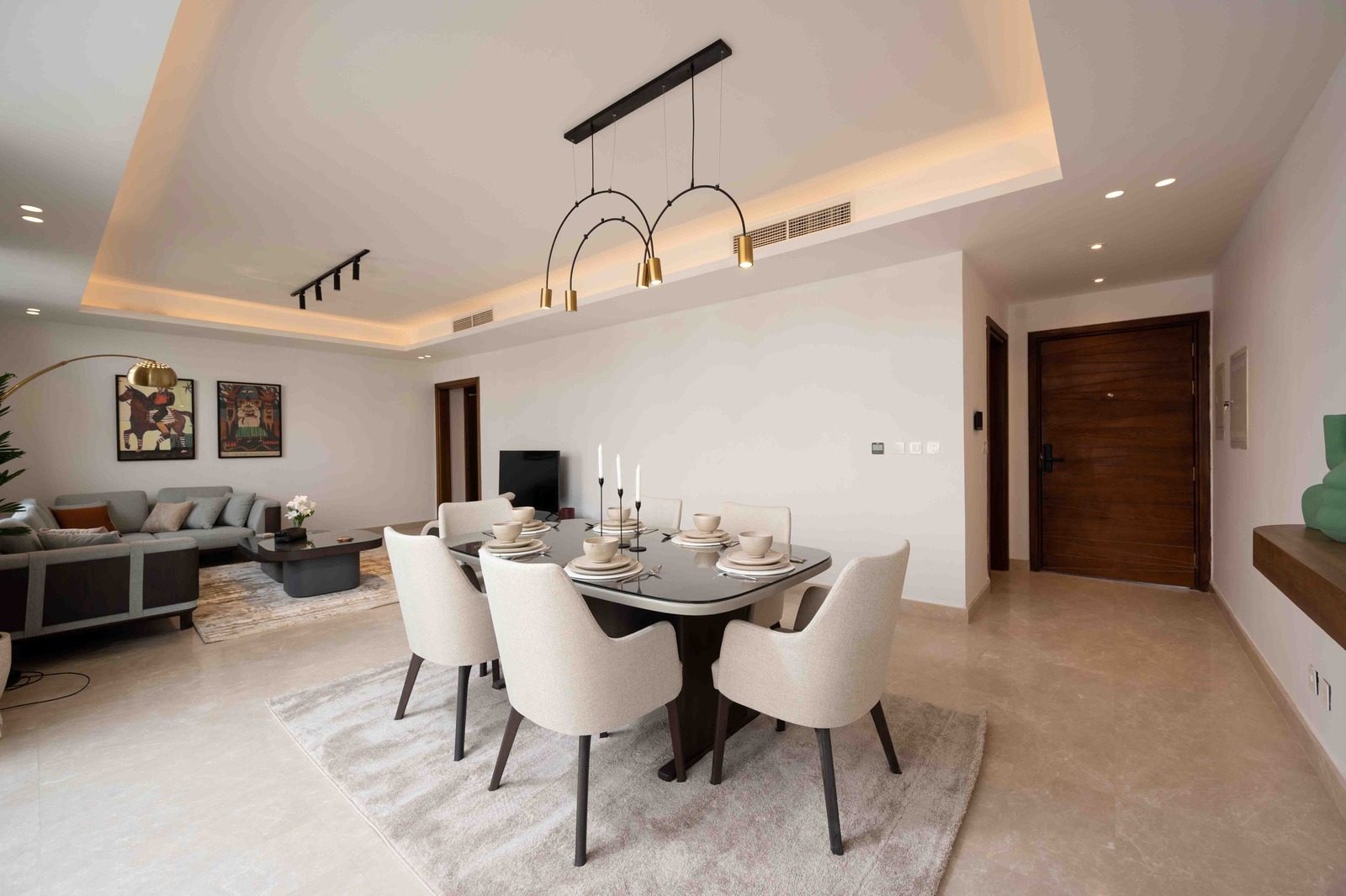 Tranquil 1BR Apartment – City View – CFC — Dining Area in Aura, Cairo Festival City, Egypt — photo 2