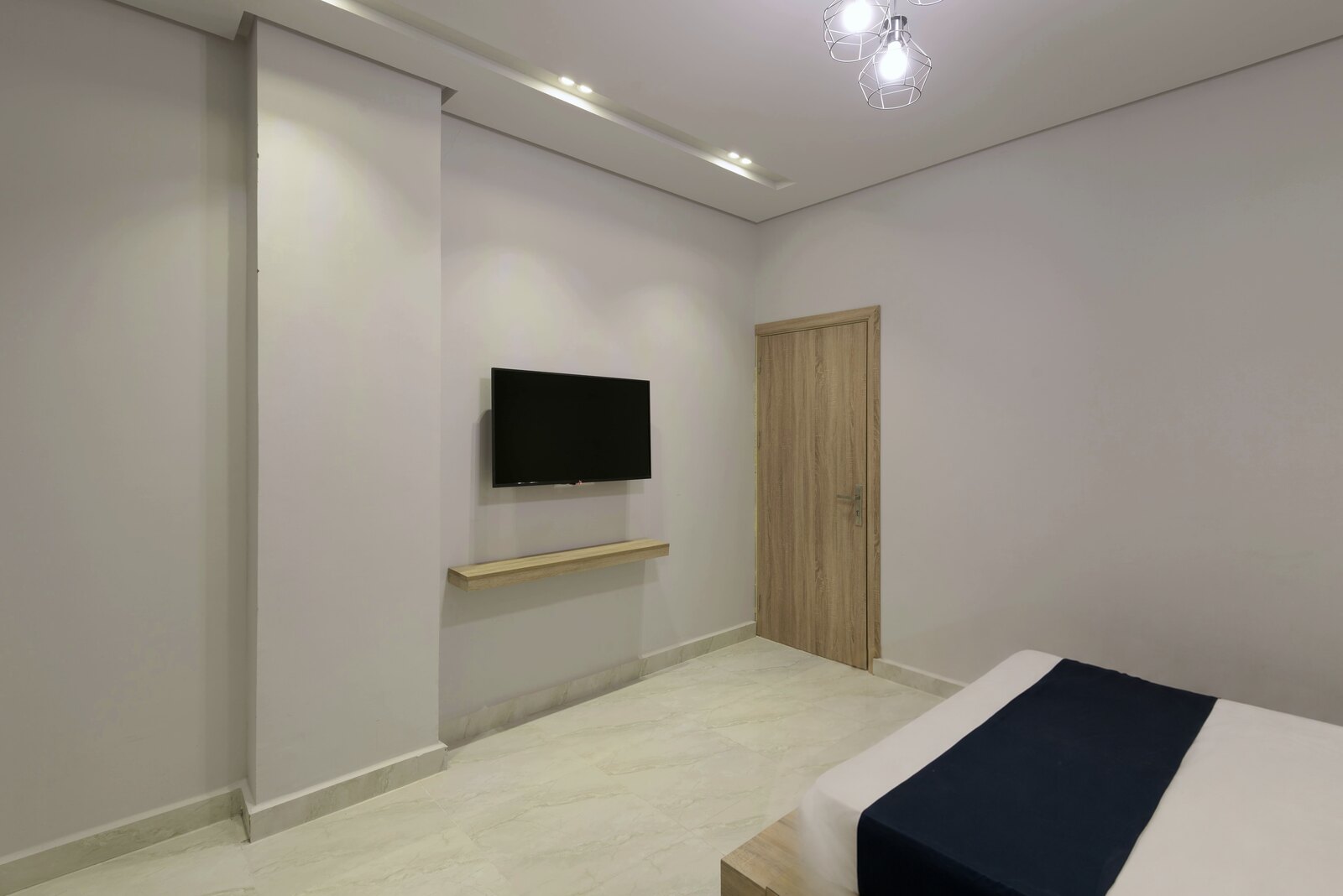 Travelholic Blue & White 2BR Apartment | 90 Residence 406 — Bedroom 2 in Travelholic 90st Residence. Unit 406., Egypt