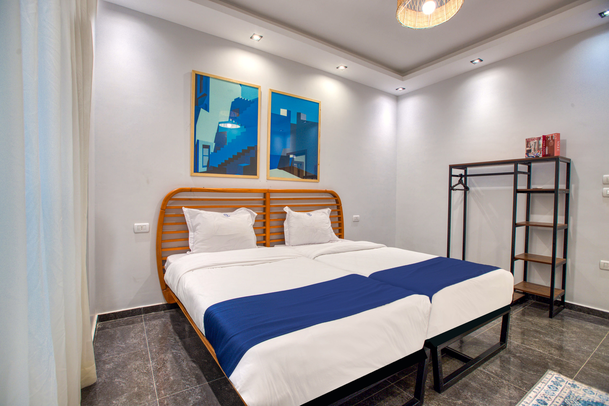 Travelholic Vista 3BR Apartment near AUC | AUC 101 — Bedroom 2 in Travelholic AUC Residence. Unit 101., Egypt