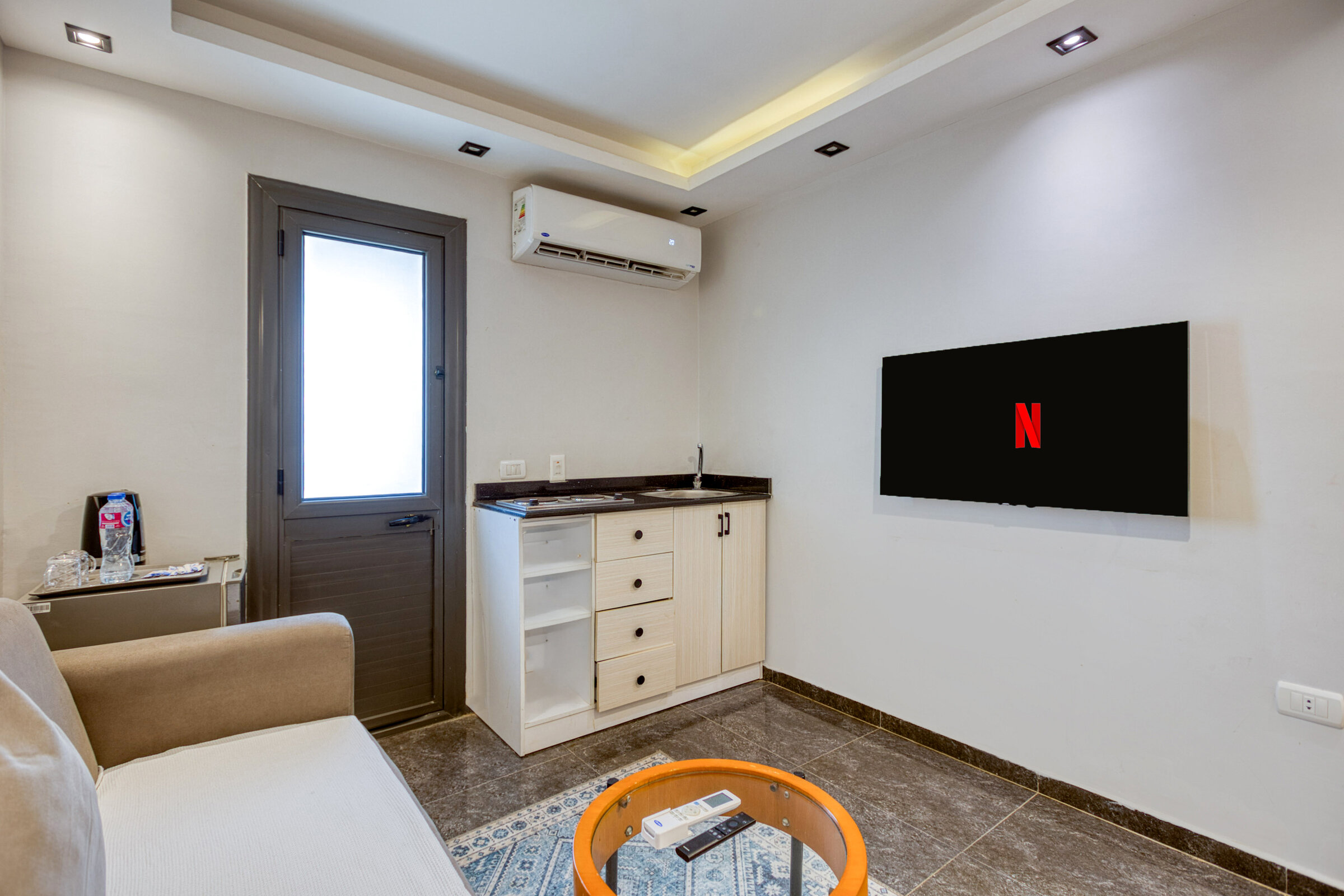 Travelholic Rooftop Studio near AUC | AUC 501 — Full Kitchen in Travelholic AUC Residence. Unit 501., Egypt