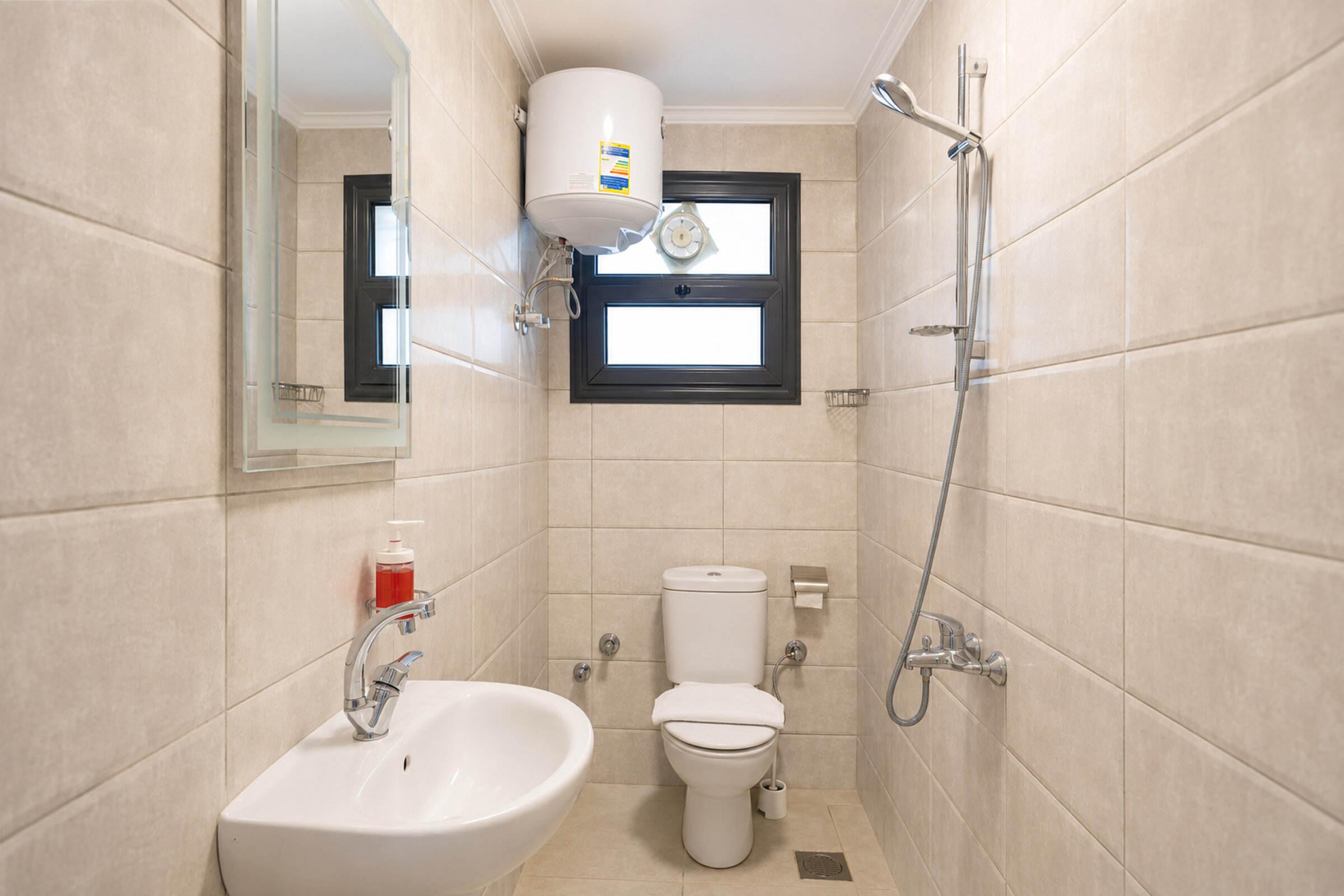 Travelholic Rooftop Studio near AUC | AUC 501 — Full bathroom 1 in Travelholic AUC Residence. Unit 501., Egypt — photo 3