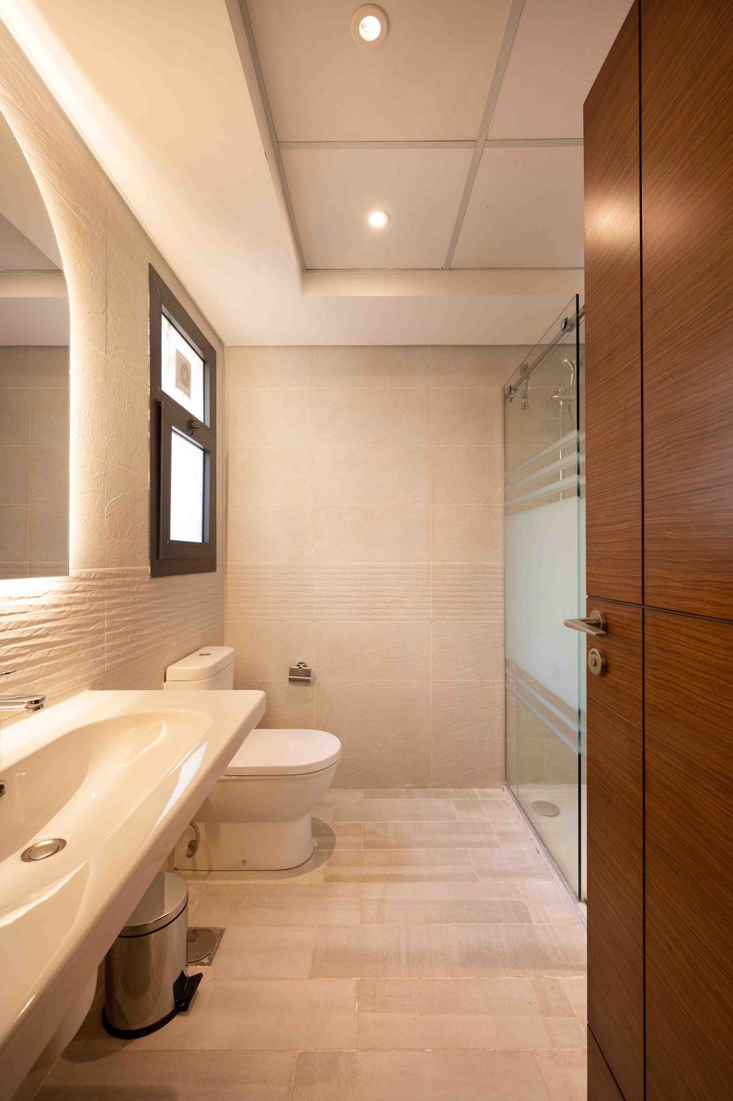 Vibrant 2BR Apartment – Garden View – CFC — Full bathroom 1 in Aura, Cairo Festival City, Egypt
