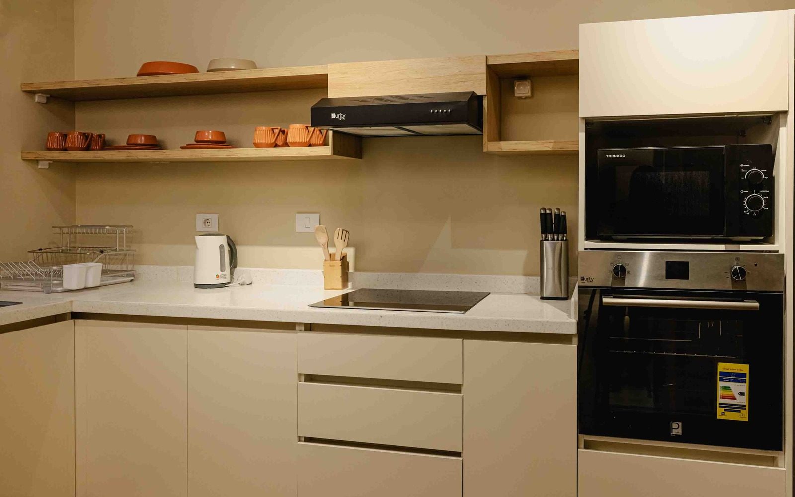 Refined 2BR Apartment – City View – SODIC — Full Kitchen in SODIC Villette, Egypt — photo 2