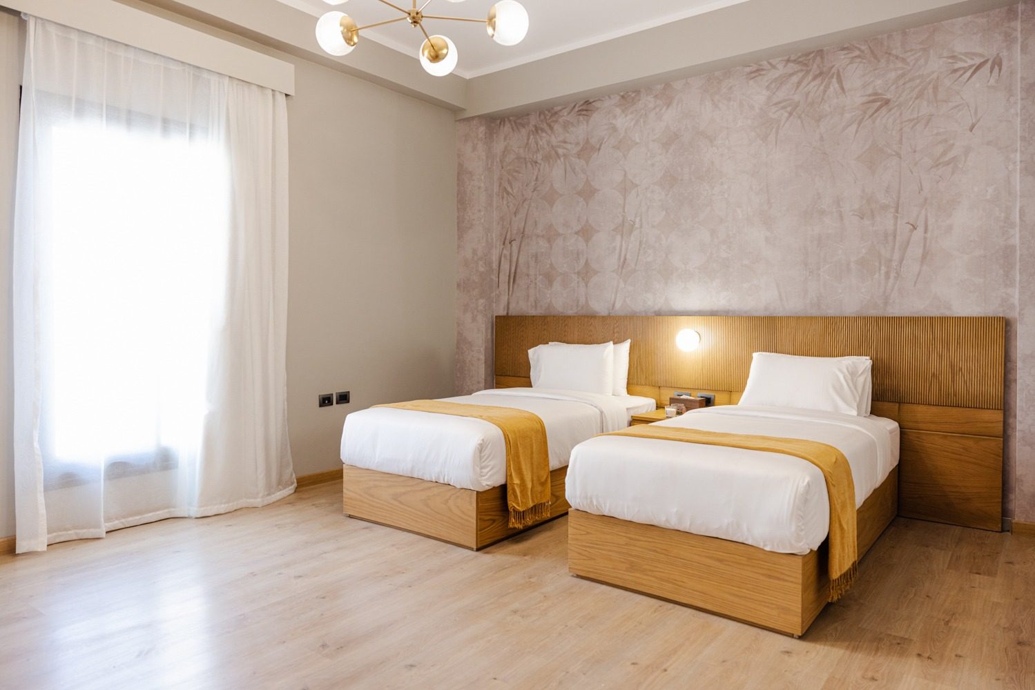 Chic 3BR Apartment – City View – New Cairo — Bedroom 2 in New Cairo, Egypt