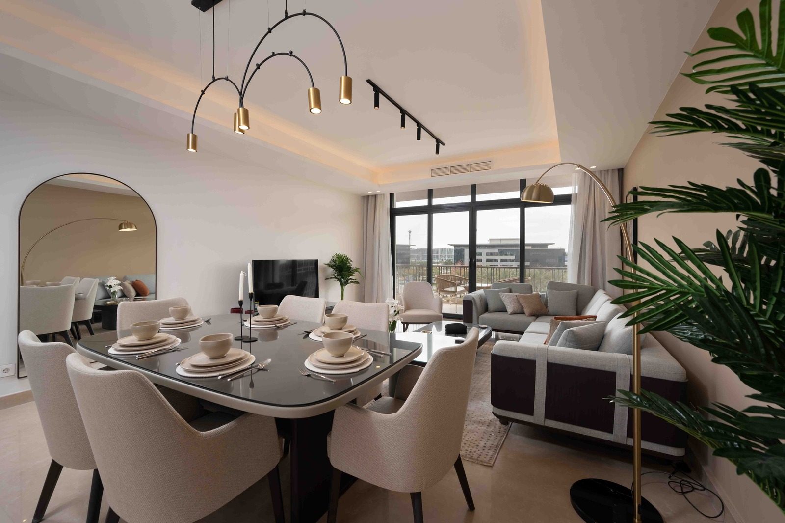 Breezy 2BR Apartment – City View – CFC — Living Room in Aura, Cairo Festival City, Egypt — photo 3