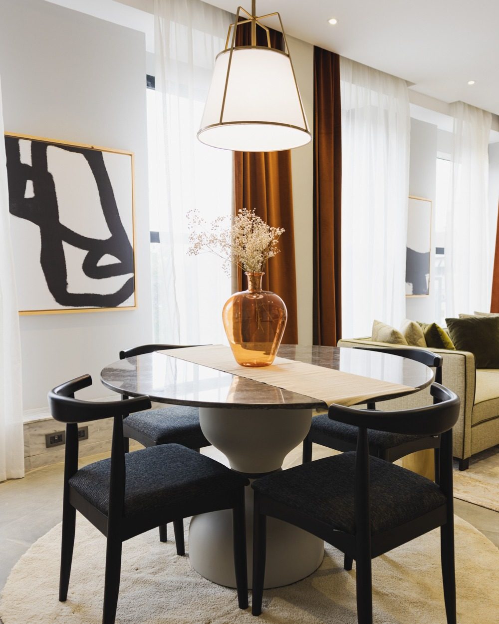 Restful 1BR Apartment – City View – New Cairo — Dining Area in New Cairo, Egypt