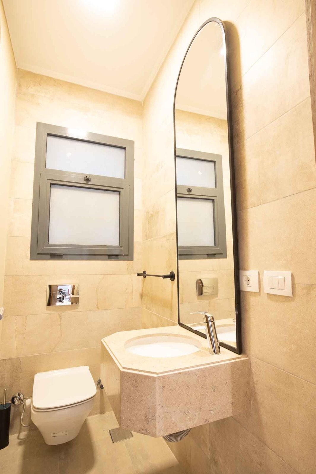 Radiant 3BR Apartment – Pool View – SODIC — Full bathroom 1 in SODIC Villette, Egypt