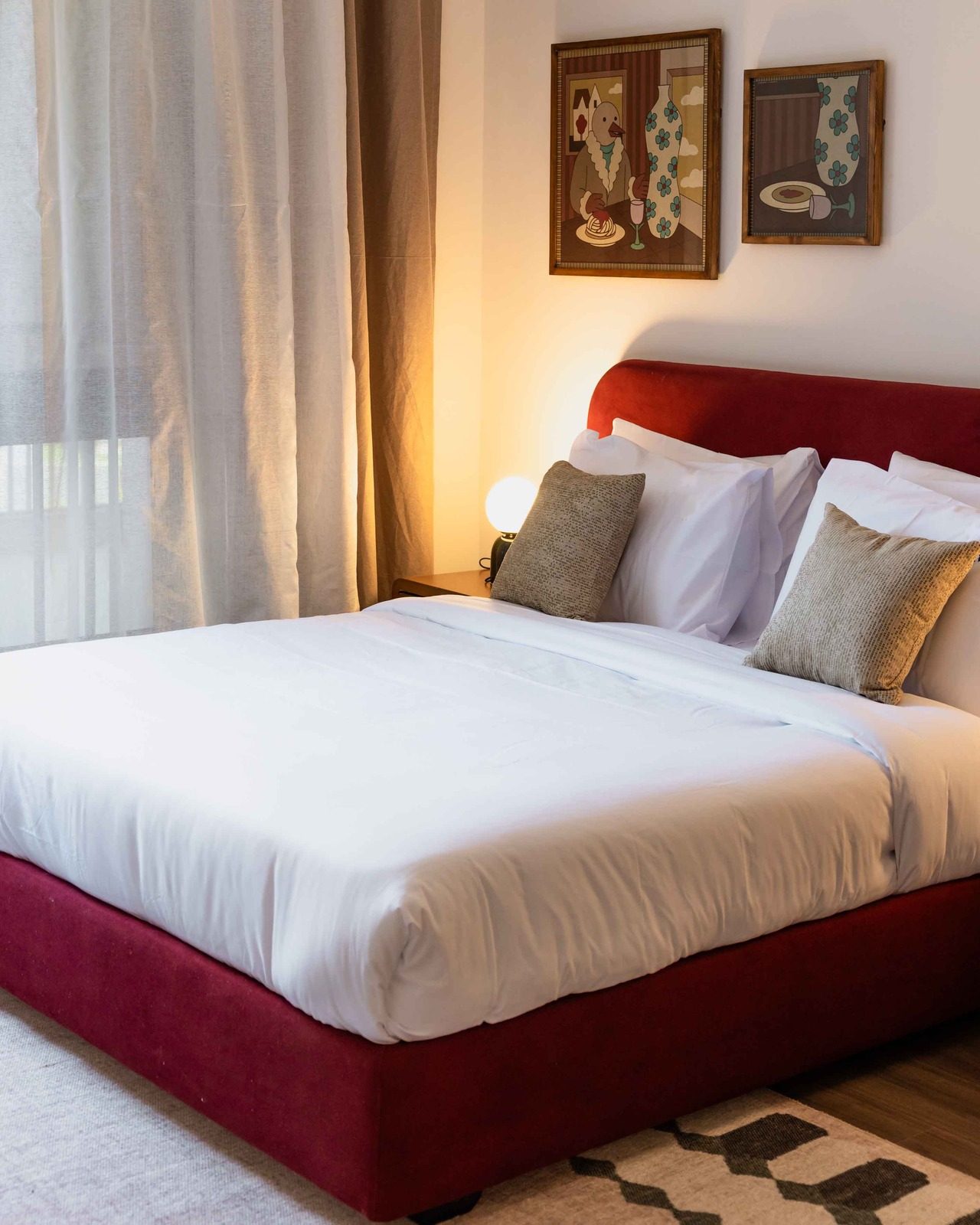 Spacious 2BR Apartment – Garden View – CFC — Bedroom 1 in Aura, Cairo Festival City, Egypt — photo 2