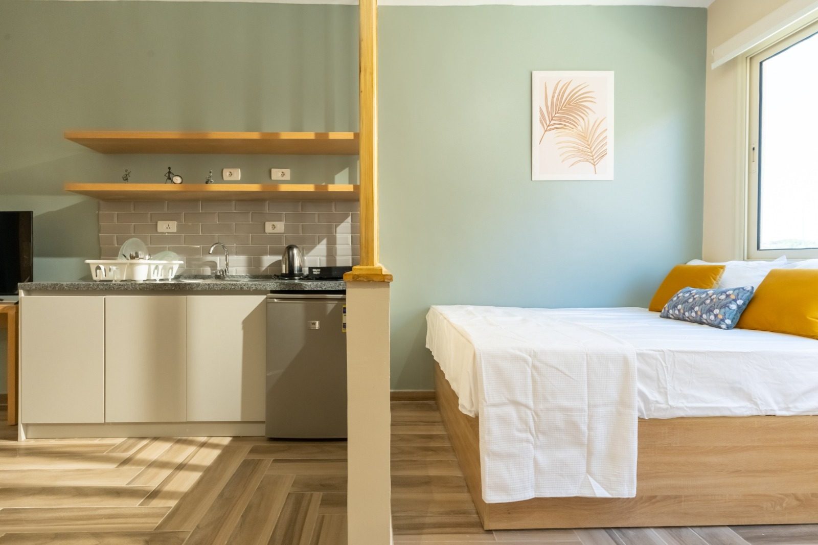 Calm Studio – City View – Arkan Plaza — Bedroom 1 in Near Arkan Plaza, Sheikh Zayed, Egypt