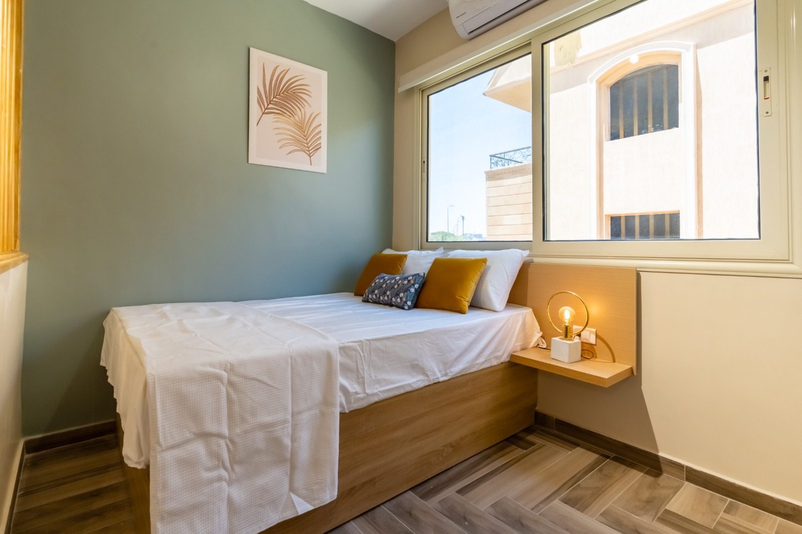 Calm Studio – City View – Arkan Plaza — Bedroom 1 in Near Arkan Plaza, Sheikh Zayed, Egypt — photo 2