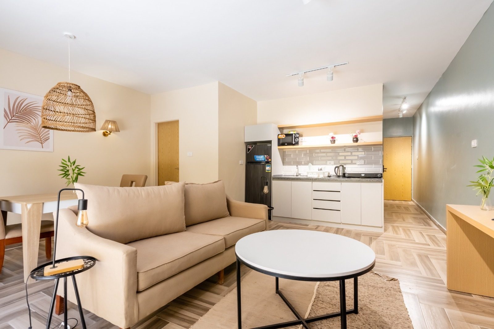 Cozy 1BR Apartment – City View – Arkan Plaza — Living Room in Near Arkan Plaza, Sheikh Zayed, Egypt