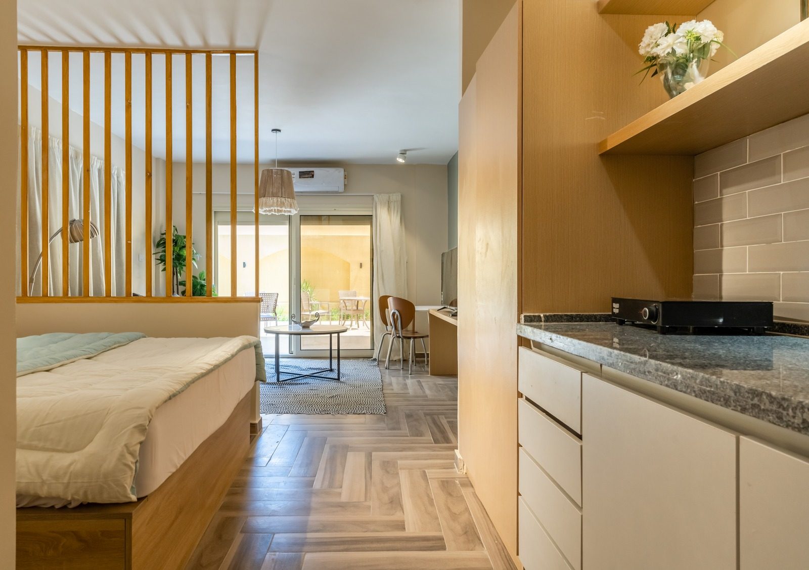 Curated Studio – City View – Arkan Plaza — Bedroom 1 in Near Arkan Plaza, Sheikh Zayed, Egypt — photo 3