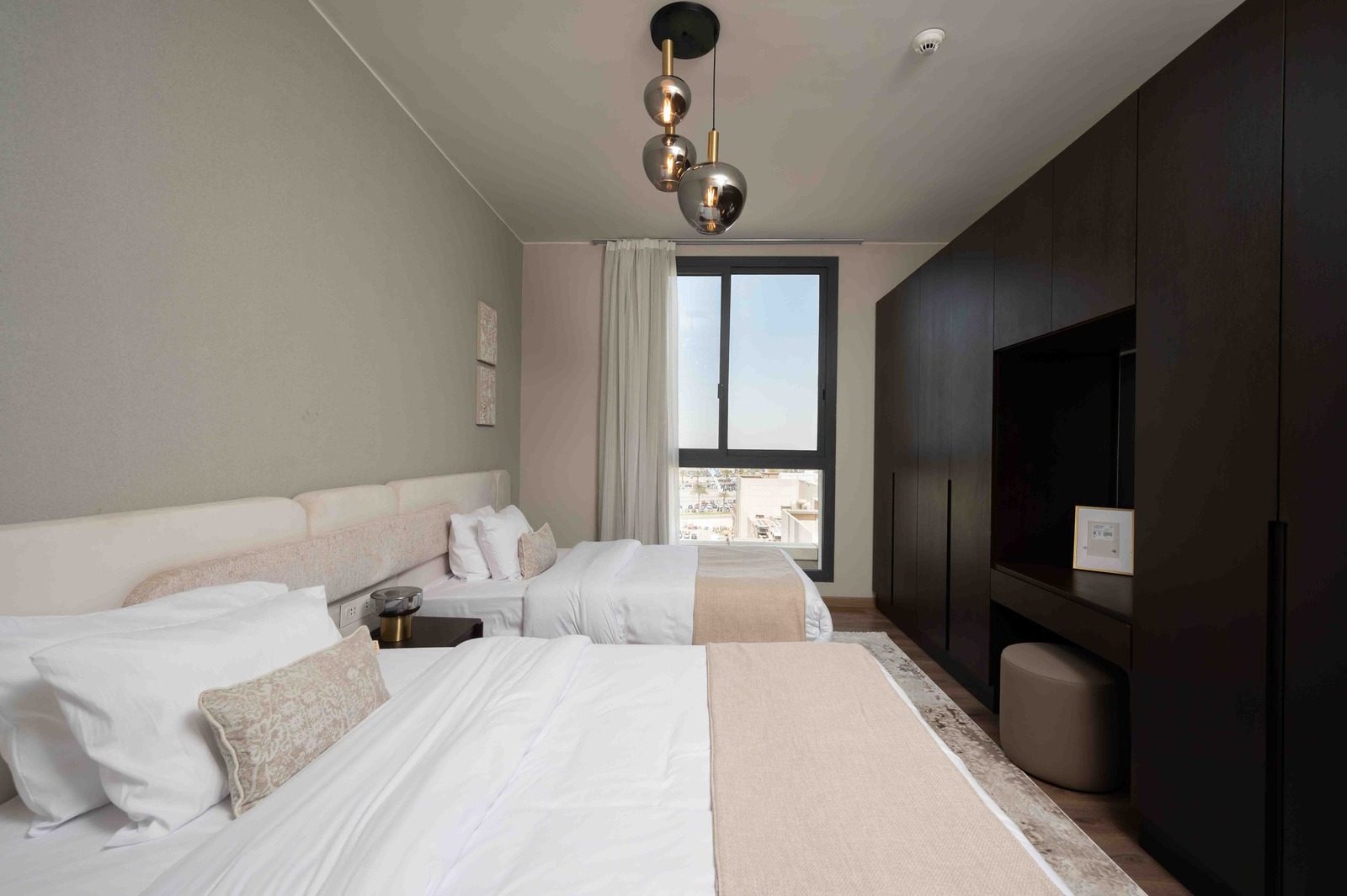 Refined 4BR Apartment – City View – Aeon Towers — Bedroom 4 in Aeon Towers, Sheikh Zayed, Egypt