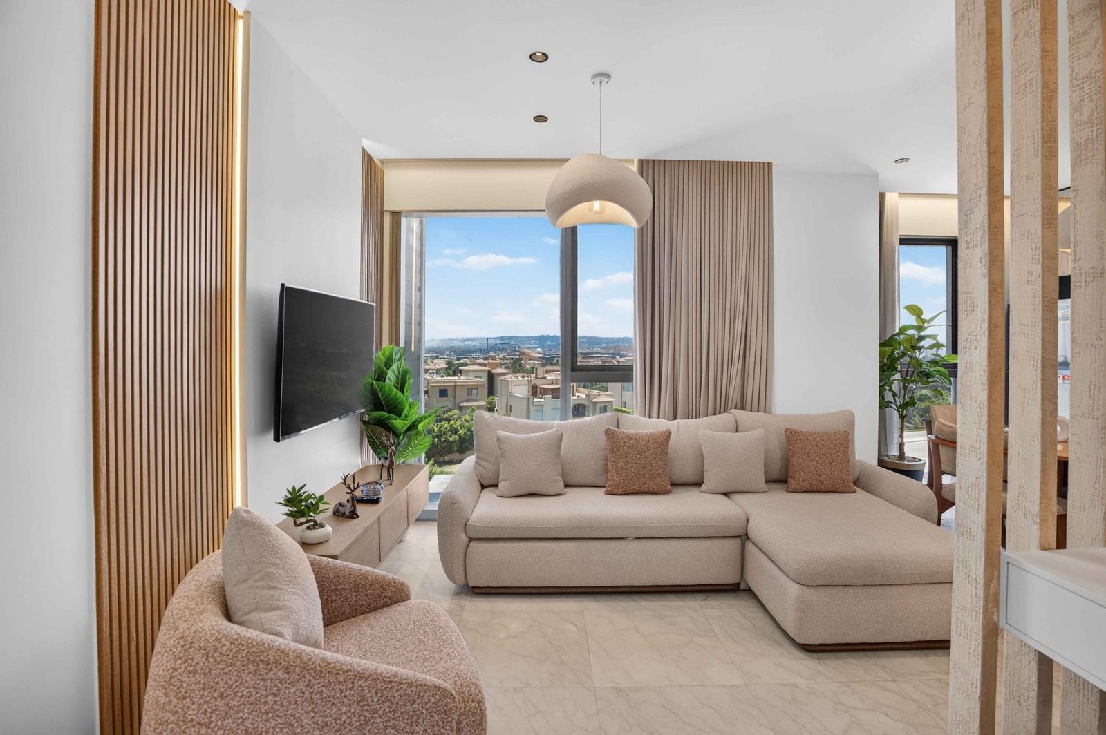 Cozy Studio – Sheikh Zayed – ZED Towers — Living Room in ZED Towers, Sheikh Zayed, Egypt