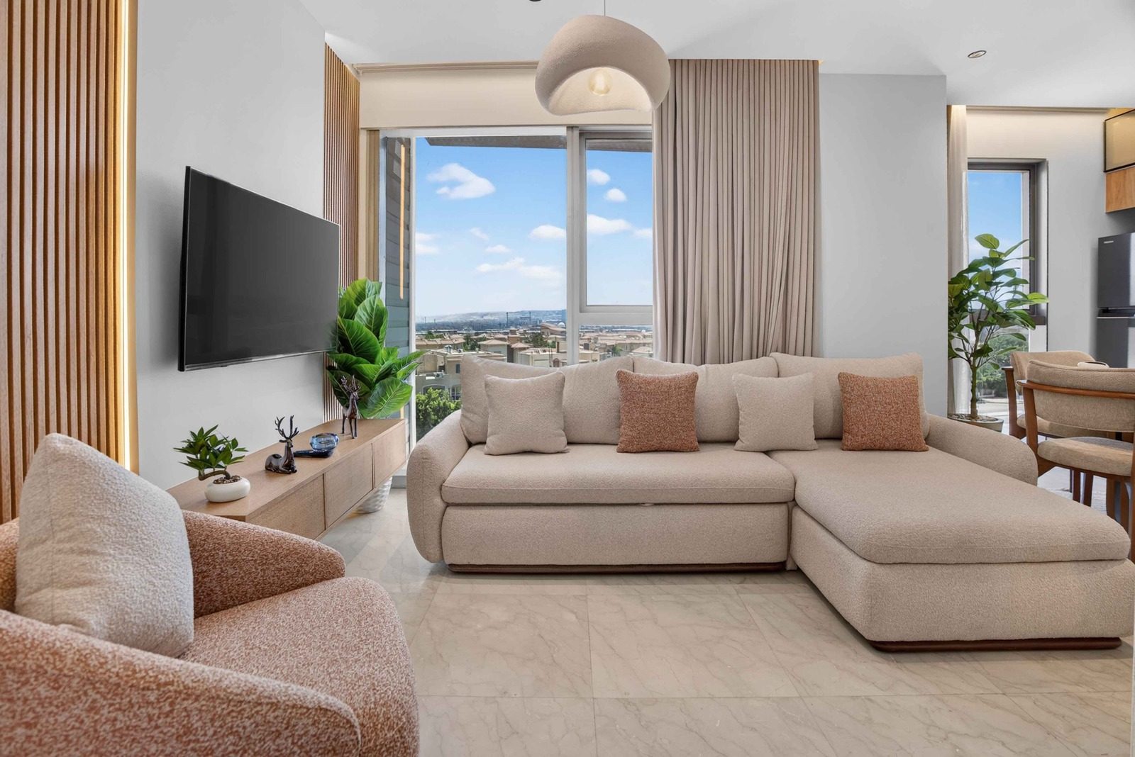 Cozy Studio – Sheikh Zayed – ZED Towers — Living Room in ZED Towers, Sheikh Zayed, Egypt — photo 3