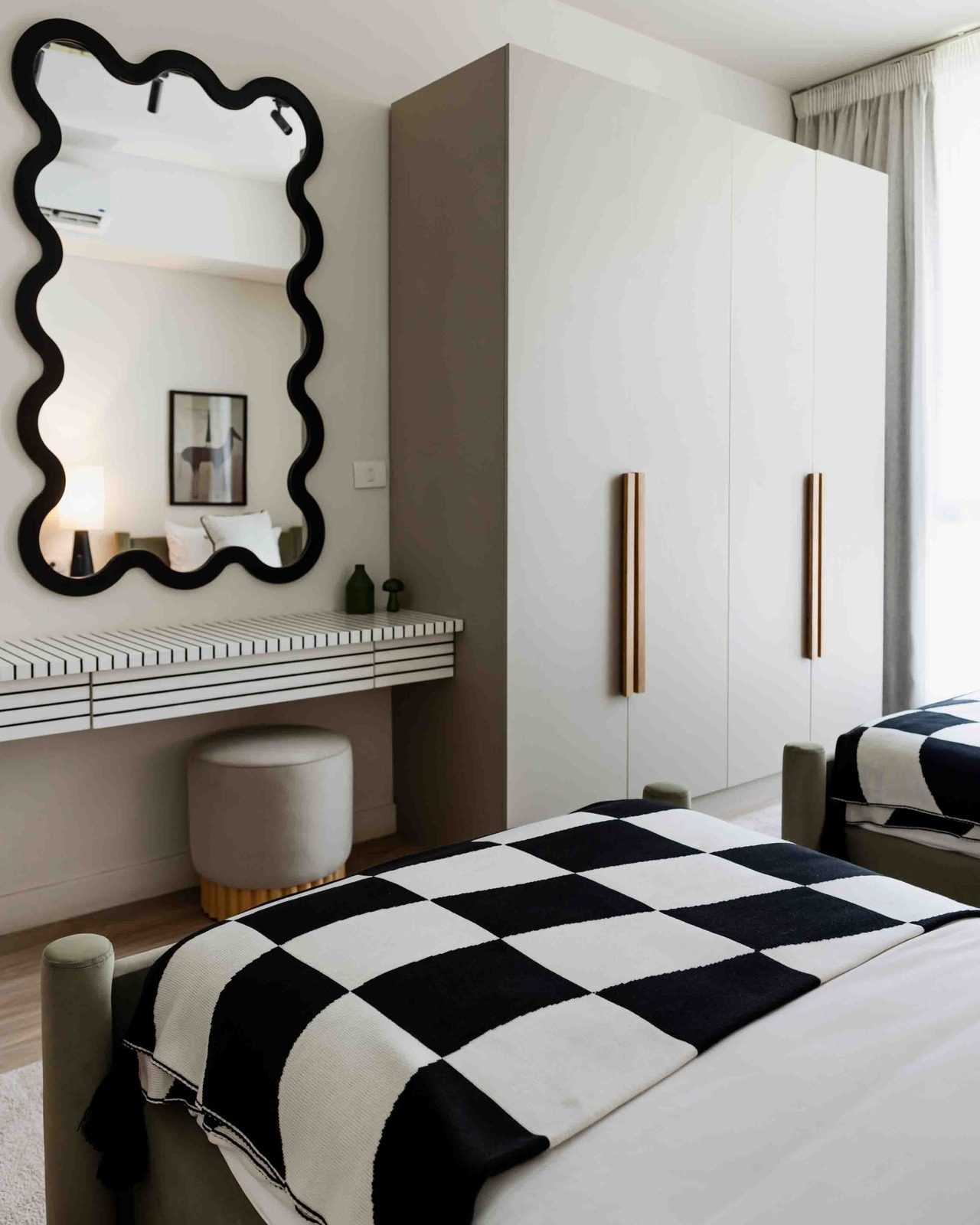 Stylish 2BR Apartment – Pool View – SODIC — Bedroom 2 in SODIC Villette, Egypt