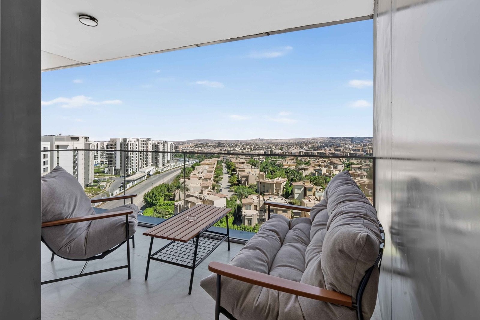 2BR Apartment – City View – Zed Towers — Balcony in ZED Towers, Sheikh Zayed, Egypt