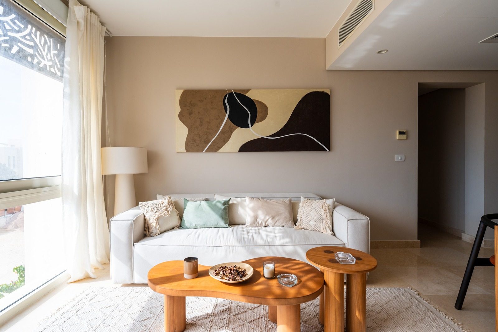 1BR Apartment – Partial Sea View – El Gouna — Living Room in Mangroovy, El Gouna, Egypt — photo 2