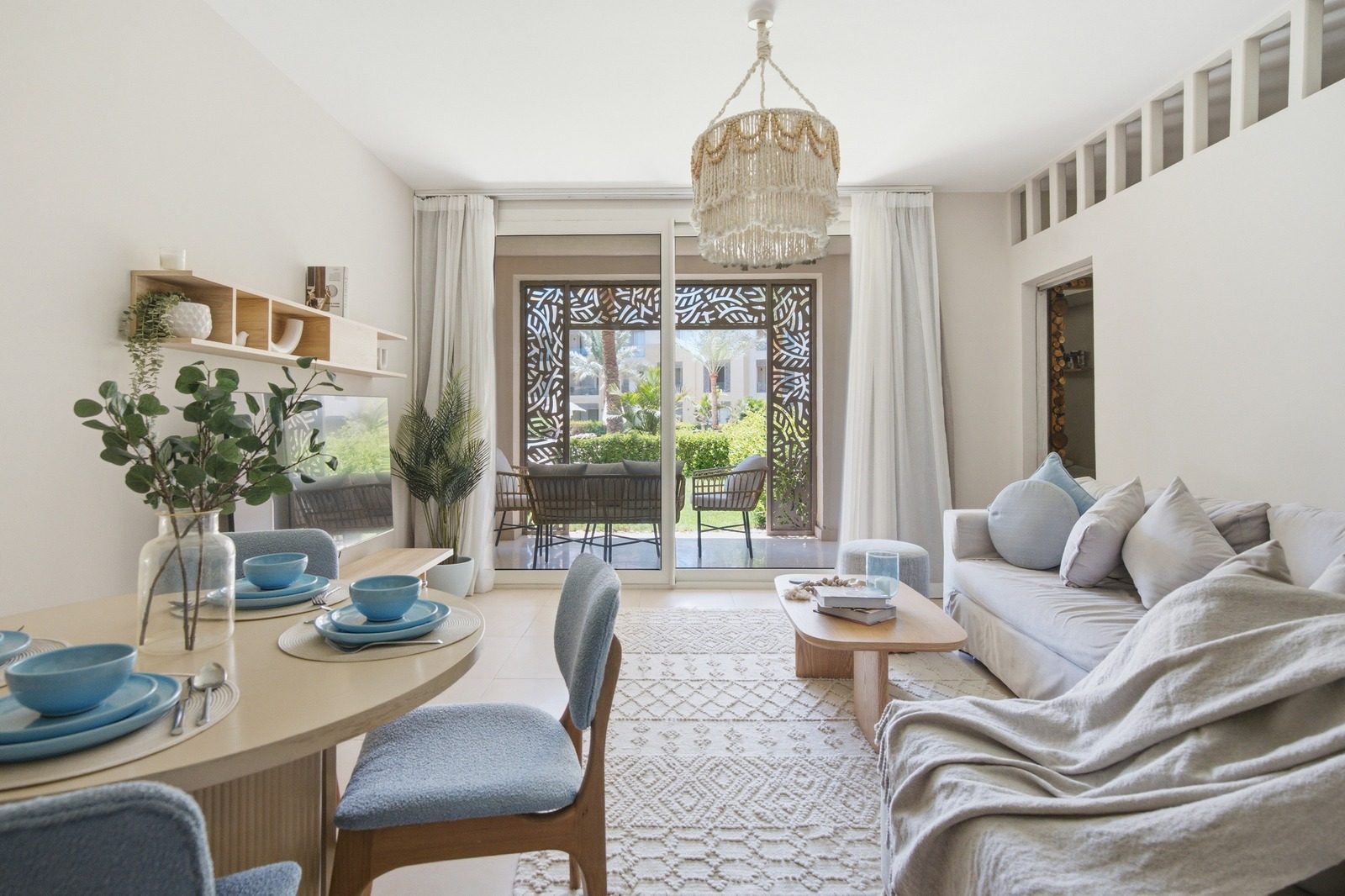 Mangroovy 2BR Apartment – Pool View – El Gouna — Living Room in Mangroovy, El Gouna, Egypt