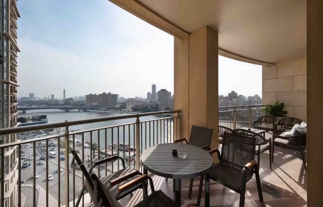 2BR Nile View At St.Regis — Balcony in The St. Regis, Corniche El Nil, Egypt — photo 2