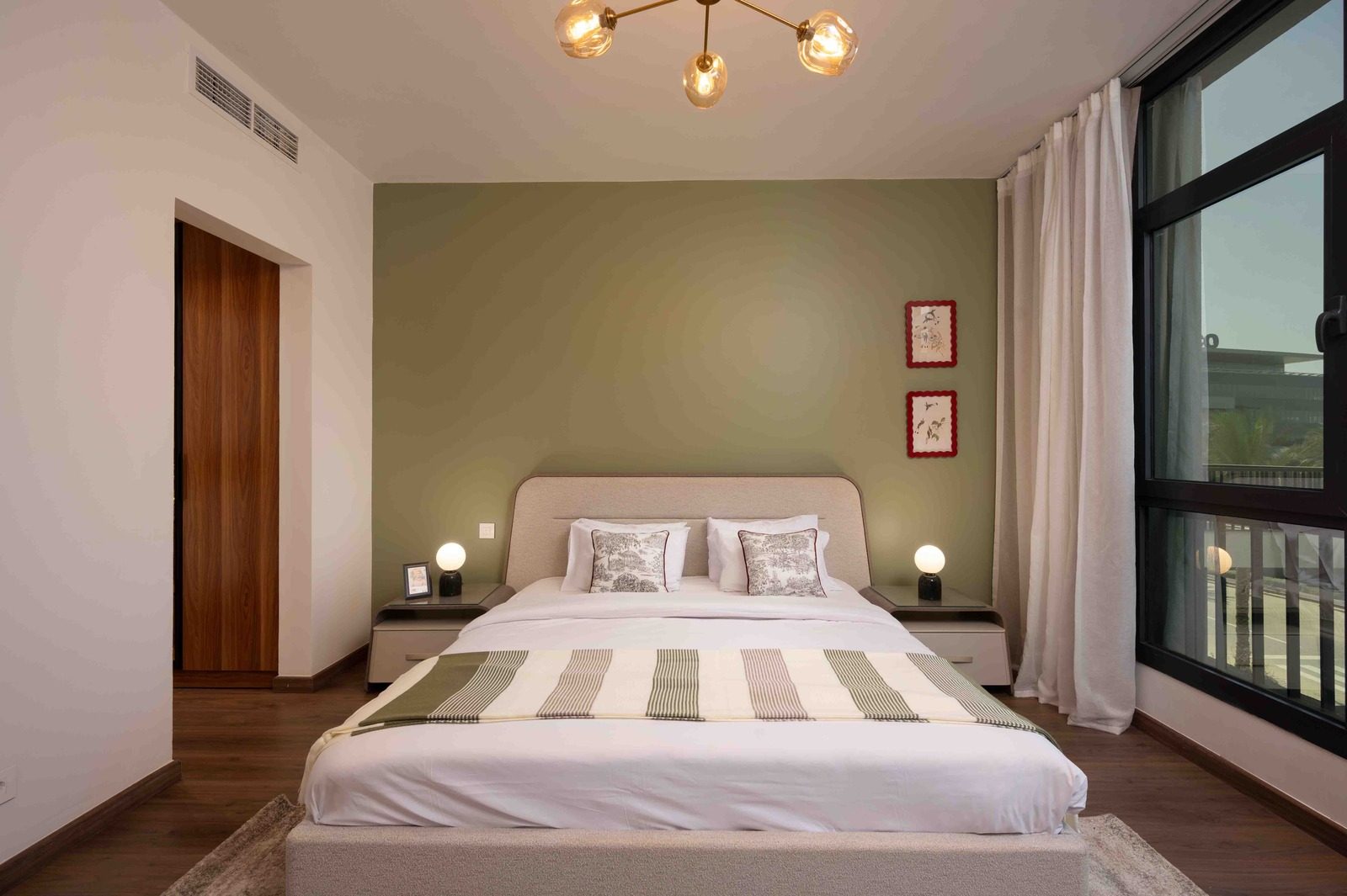 Beautiful 2BR Apartment – Garden View – CFC — Bedroom 1 in Aura, Cairo Festival City, Egypt