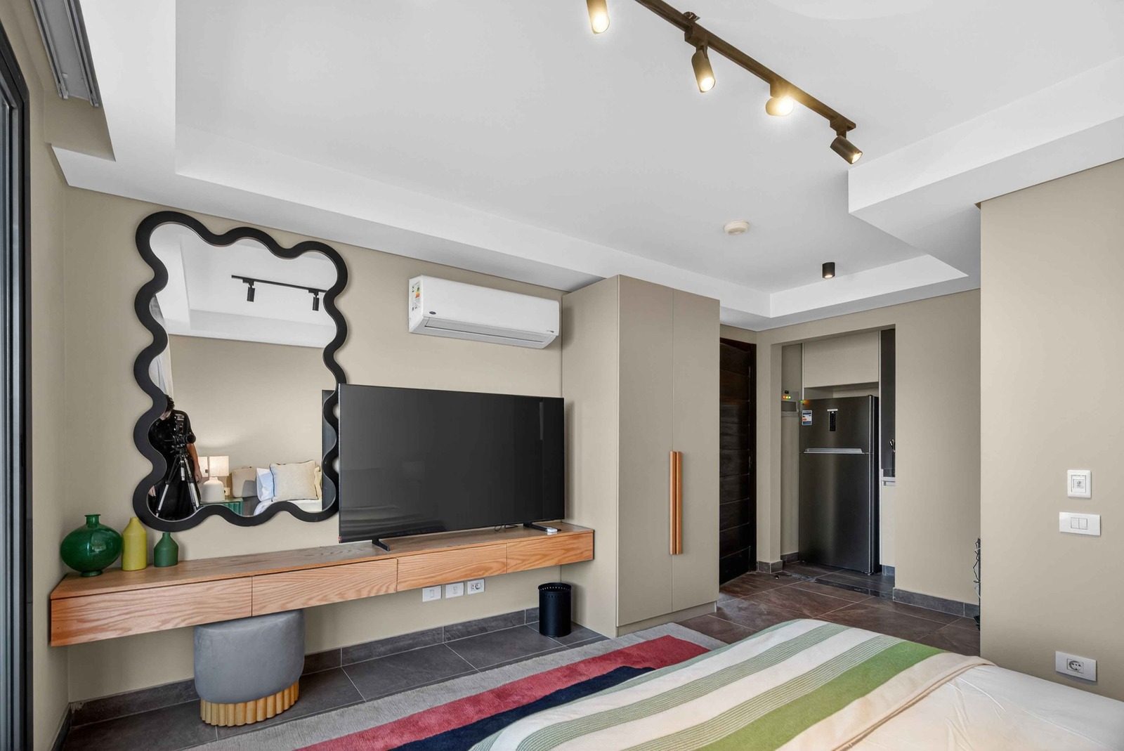 Luminous Studio – Pool View – SODIC — Living Room in SODIC Villette, Egypt