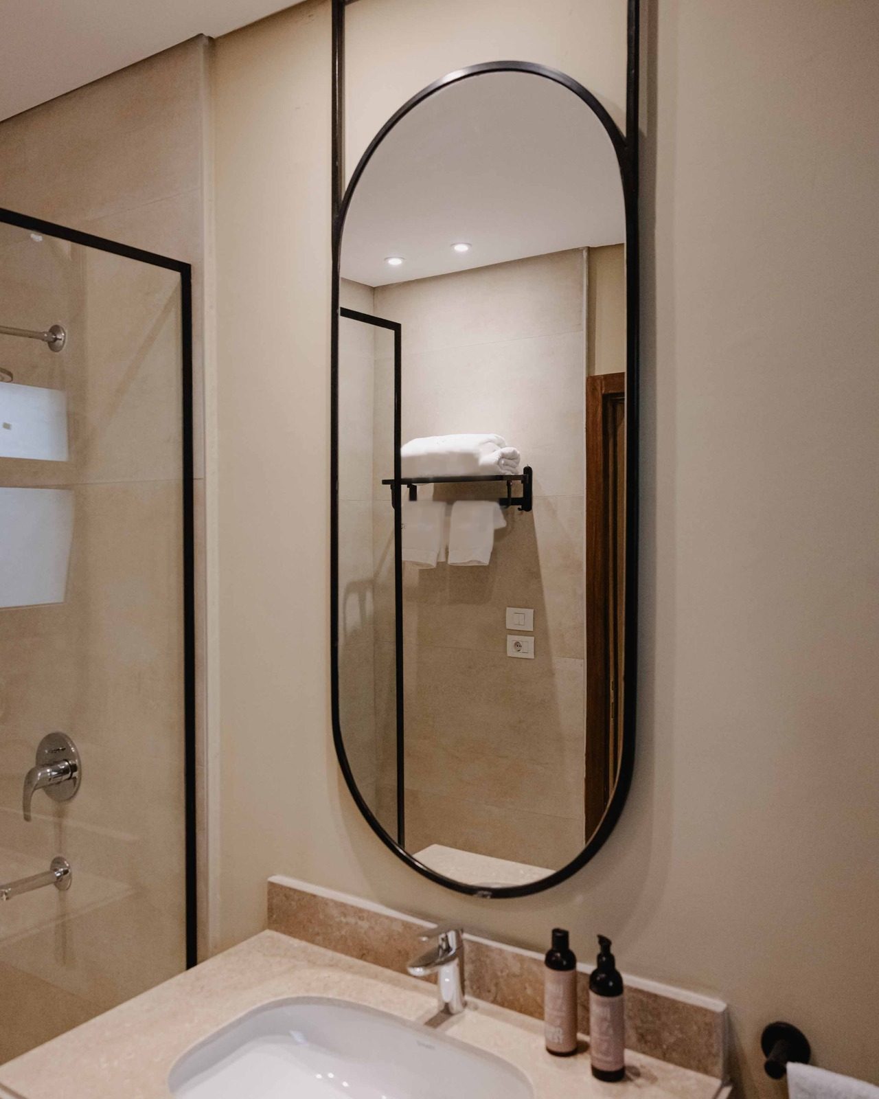 Breezy Studio – Pool View – SODIC — Full bathroom 1 in SODIC Villette, Egypt